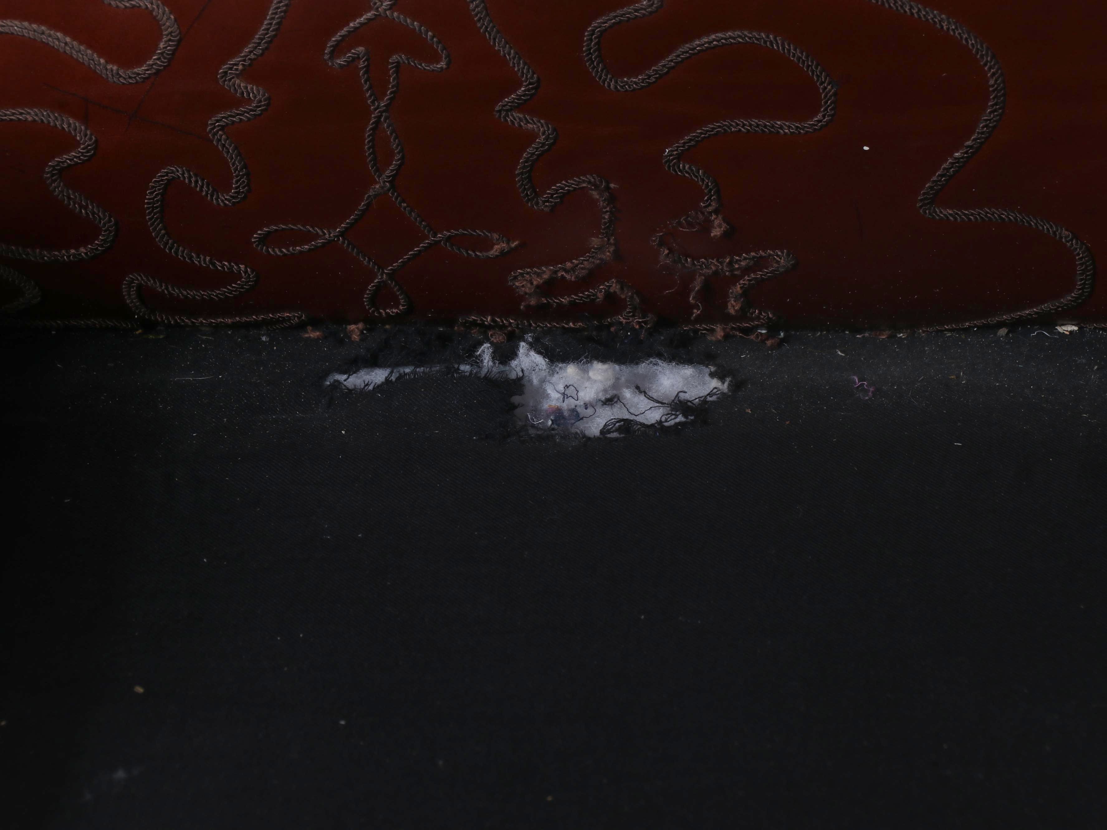 Paul Robert Leather Western Stitch Wingback Chair