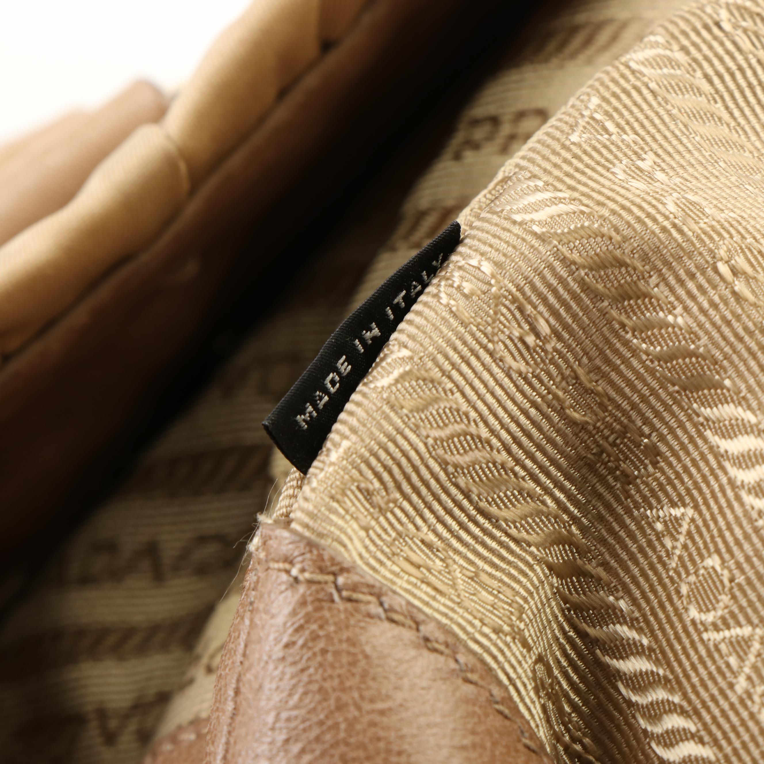 Prada Gaufre Satchel in Tessuto Nylon and Leather