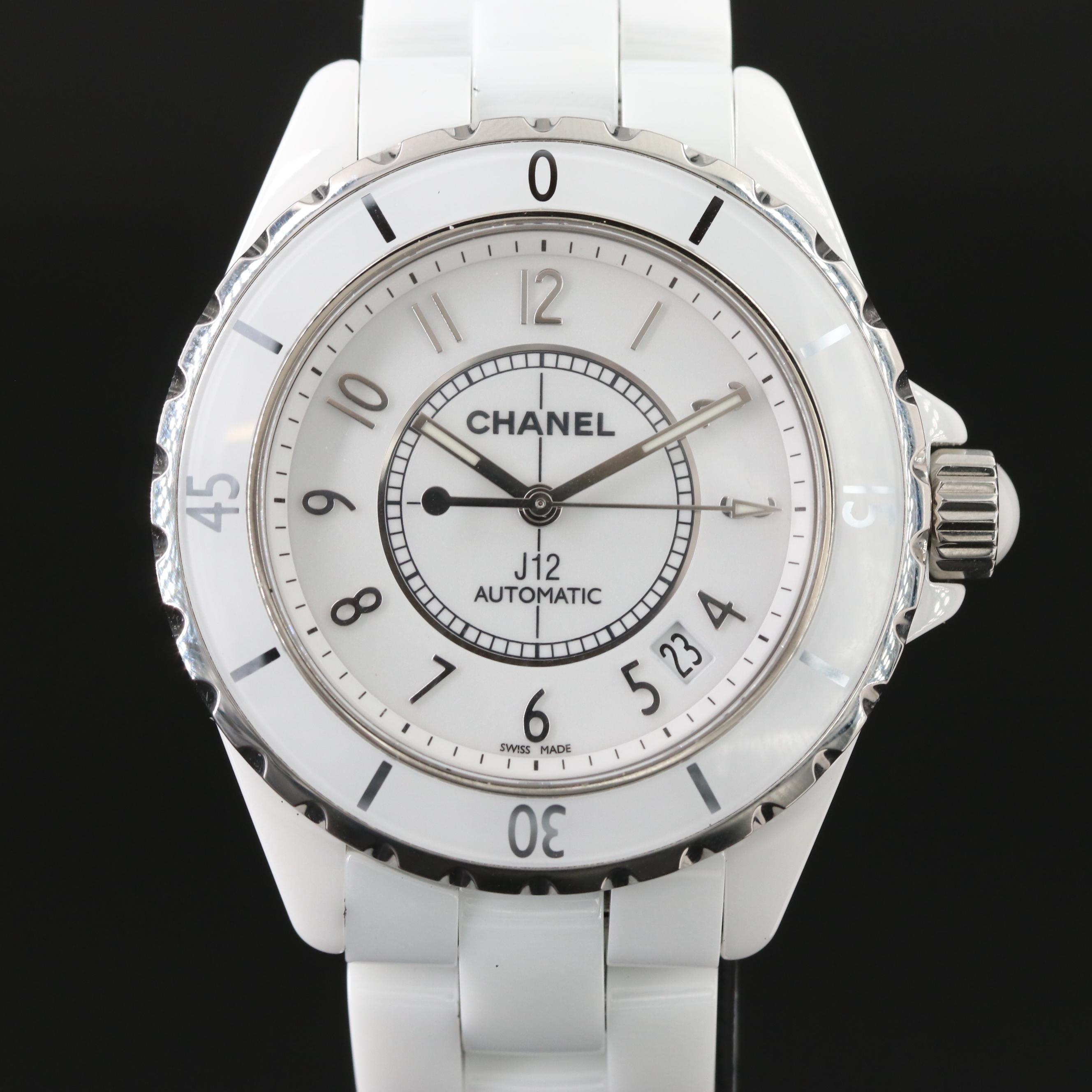 Chanel J12 Automatic White Ceramic Watch