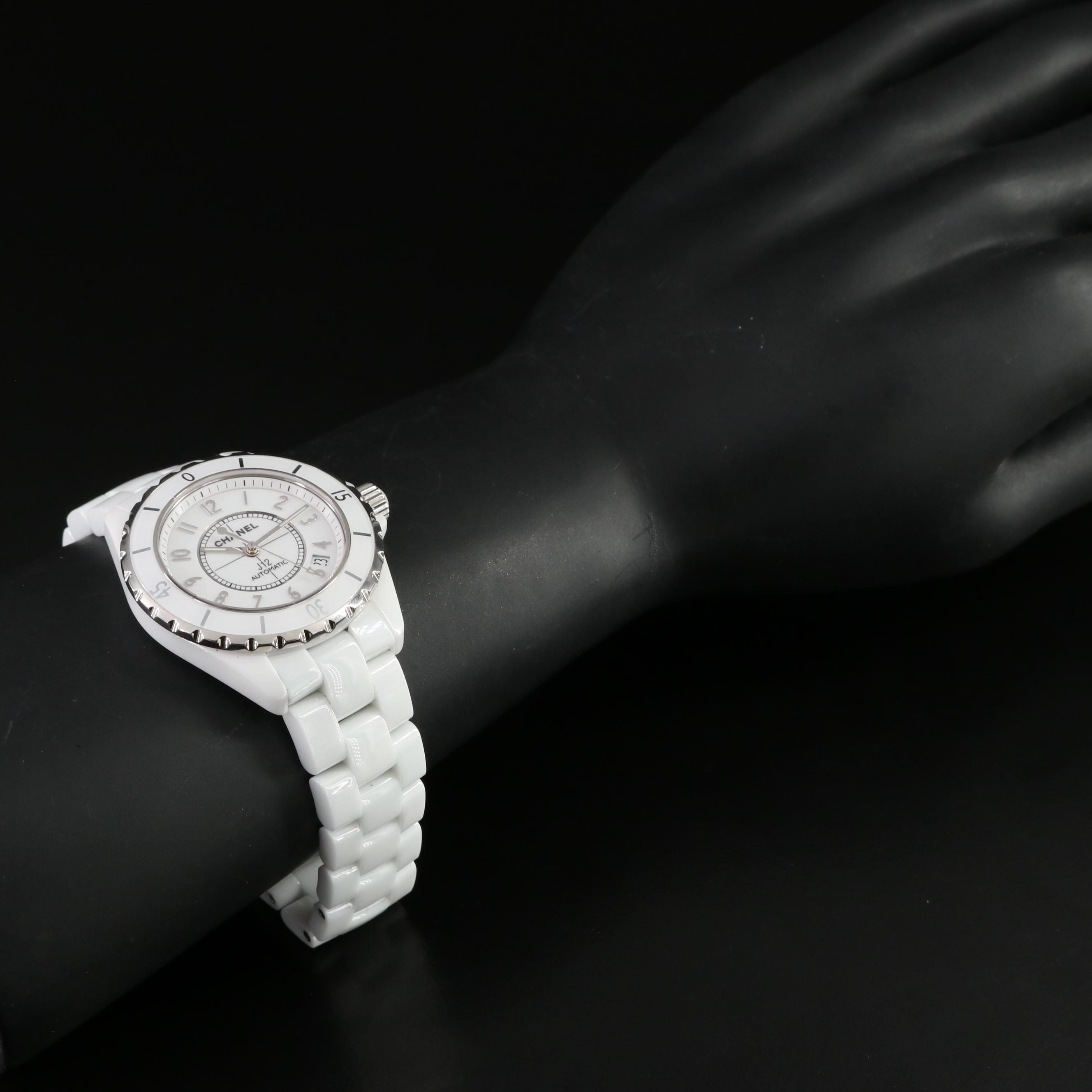 Chanel J12 Automatic White Ceramic Watch