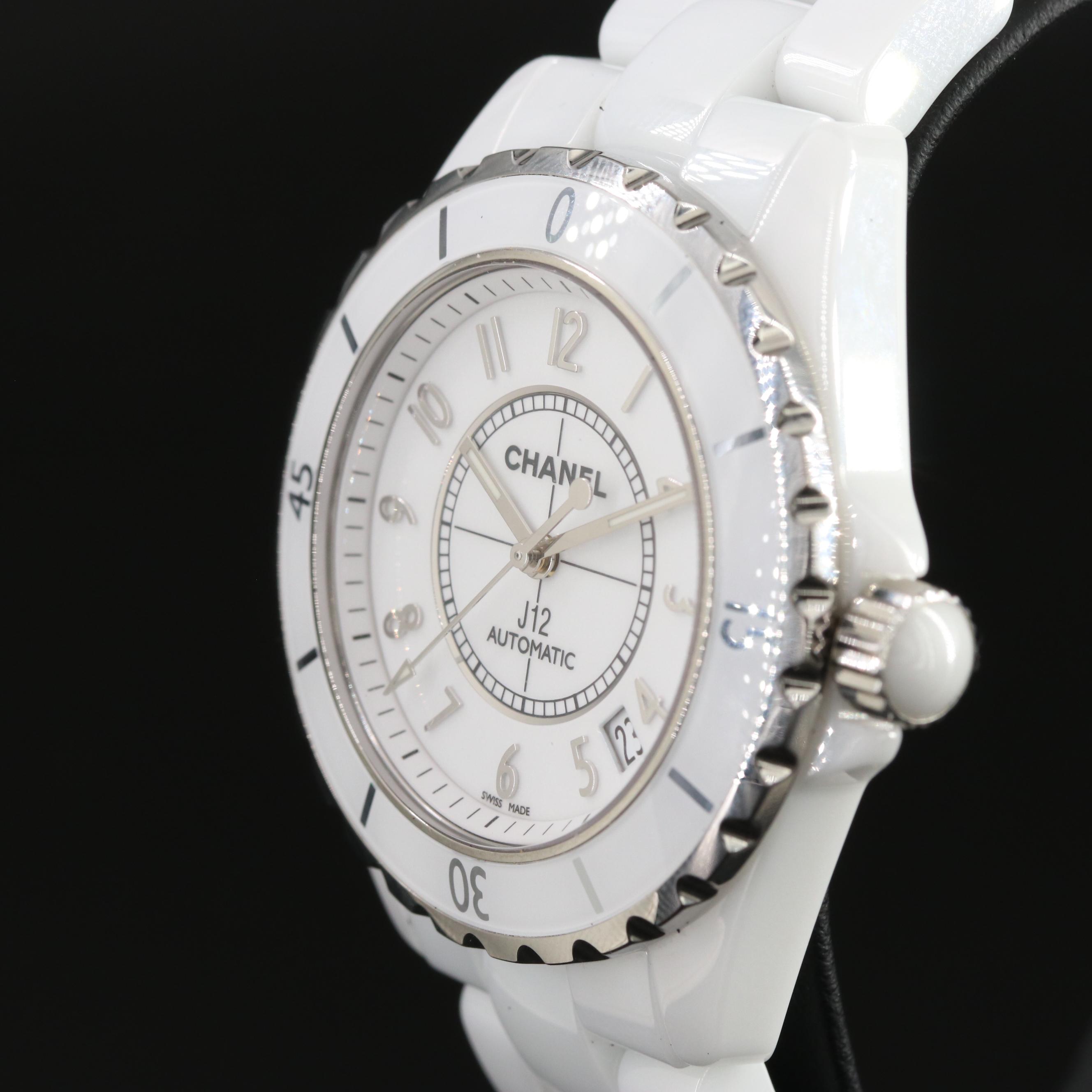Chanel J12 Automatic White Ceramic Watch