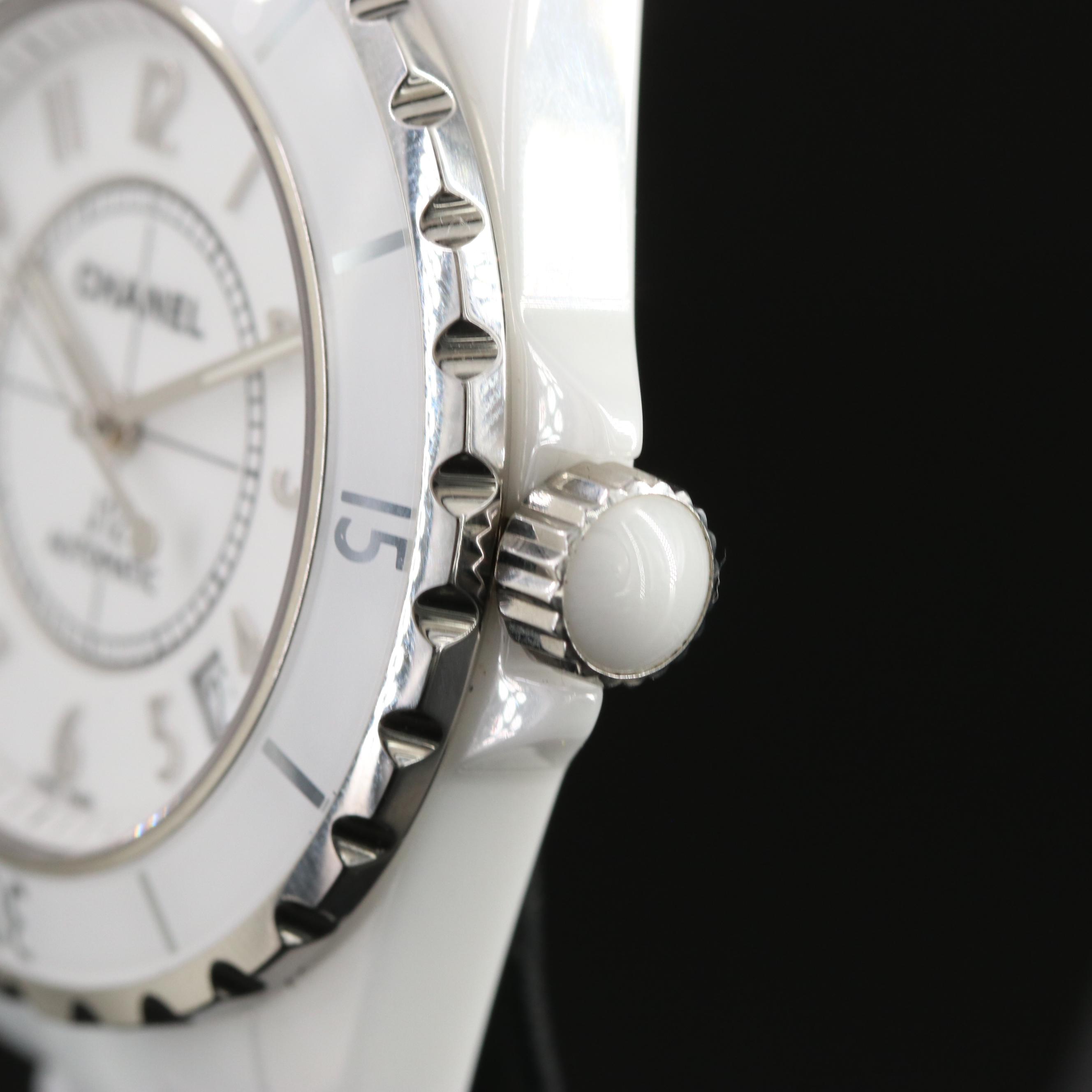Chanel J12 Automatic White Ceramic Watch
