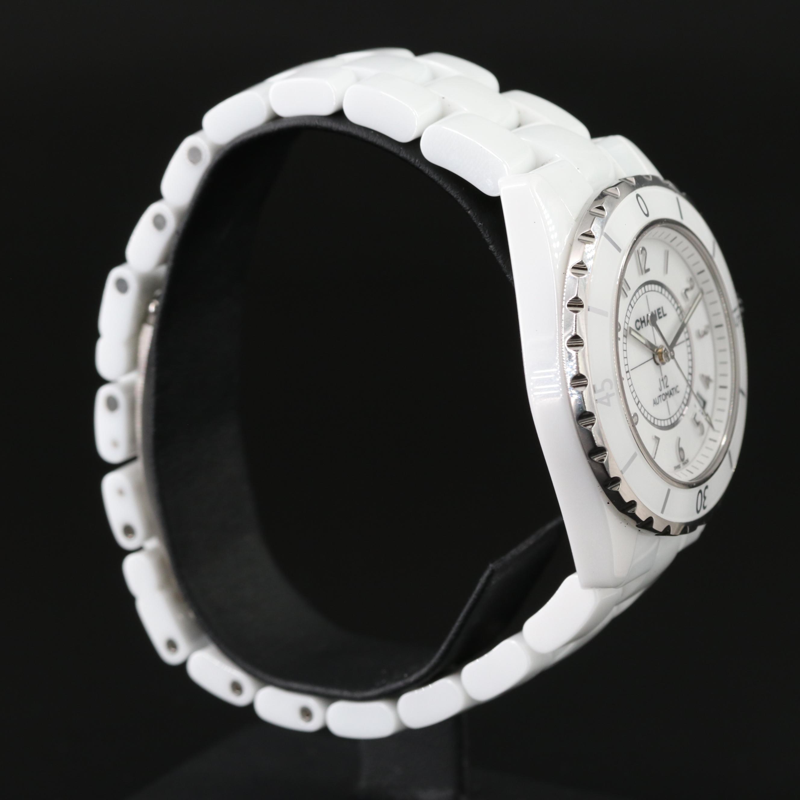 Chanel J12 Automatic White Ceramic Watch