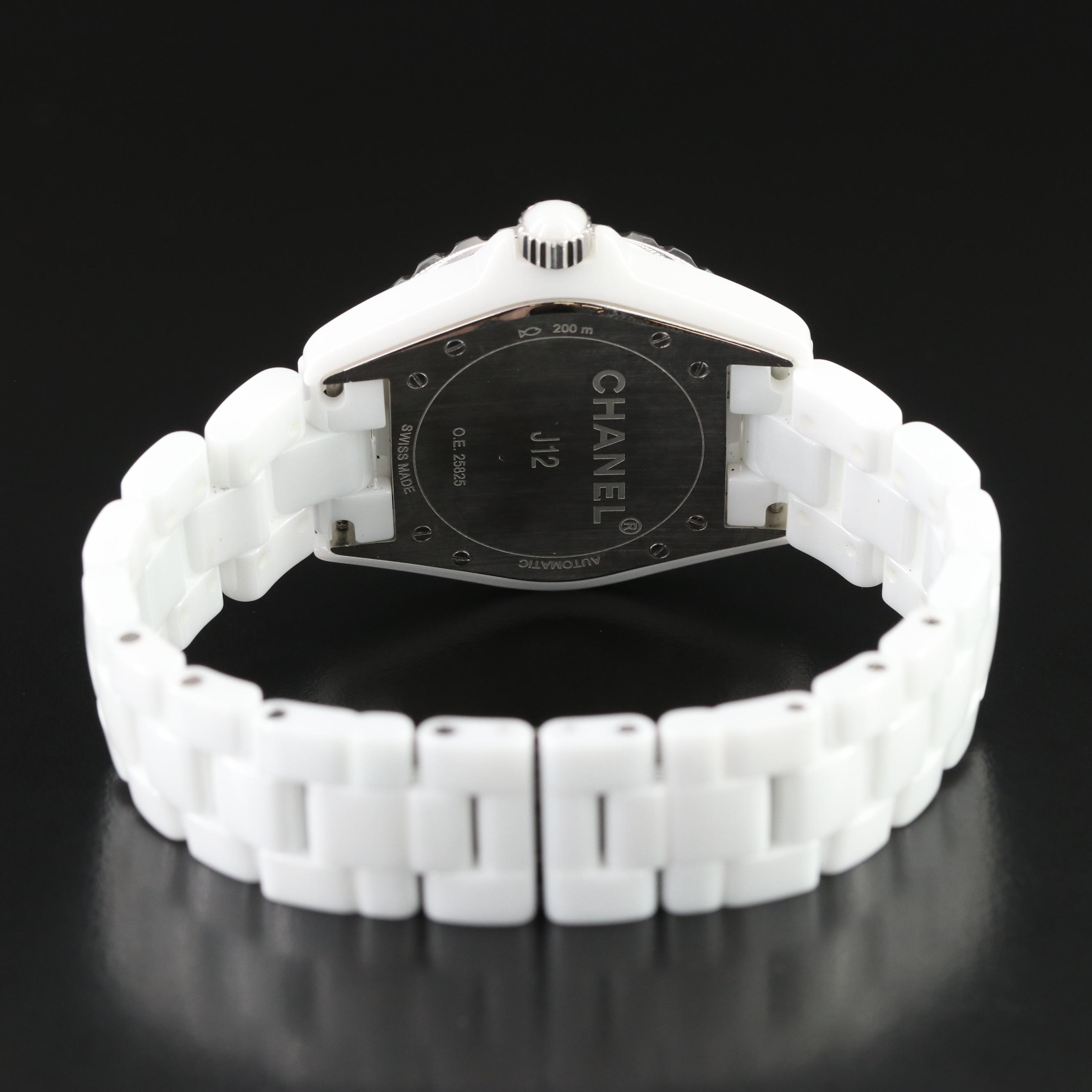 Chanel J12 Automatic White Ceramic Watch