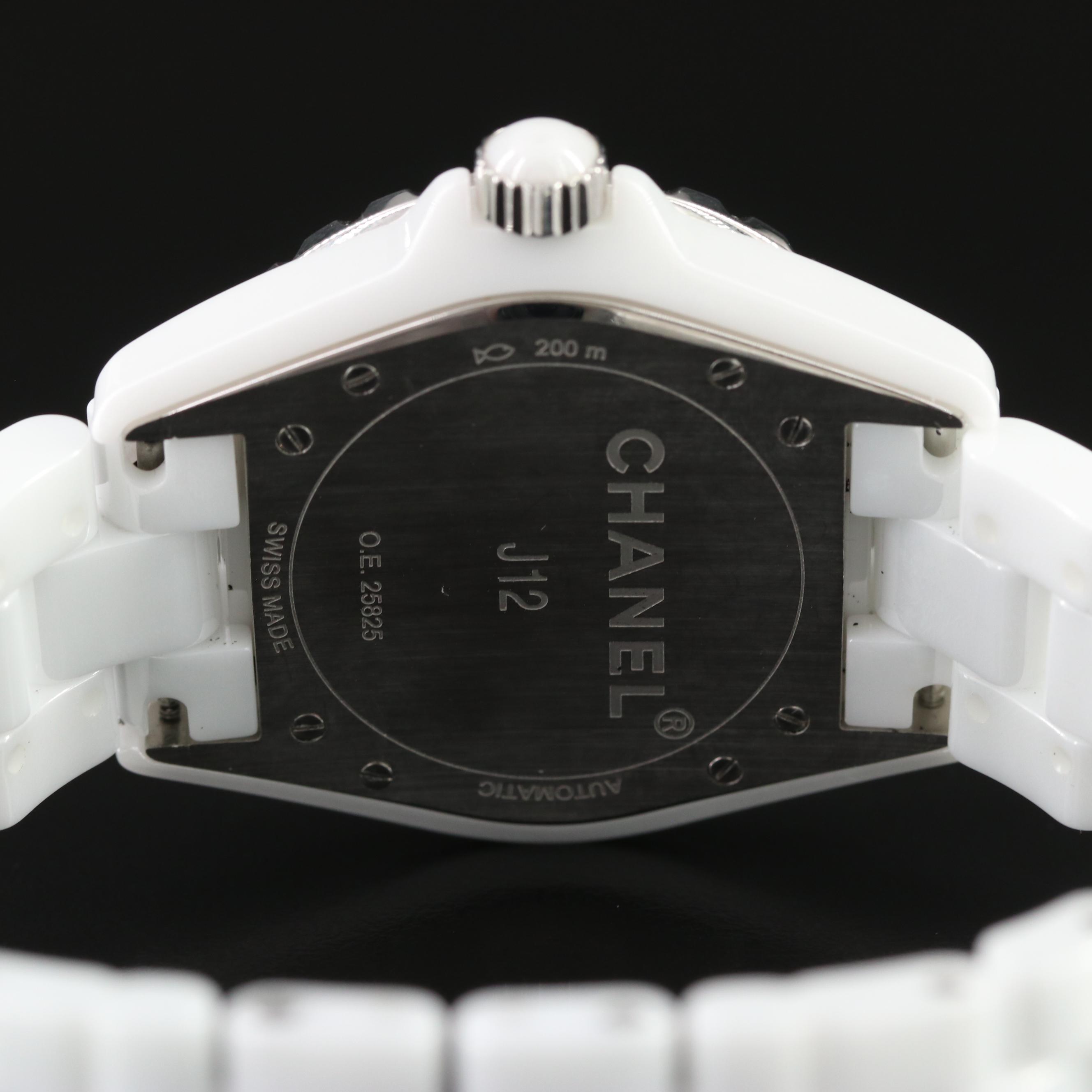 Chanel J12 Automatic White Ceramic Watch