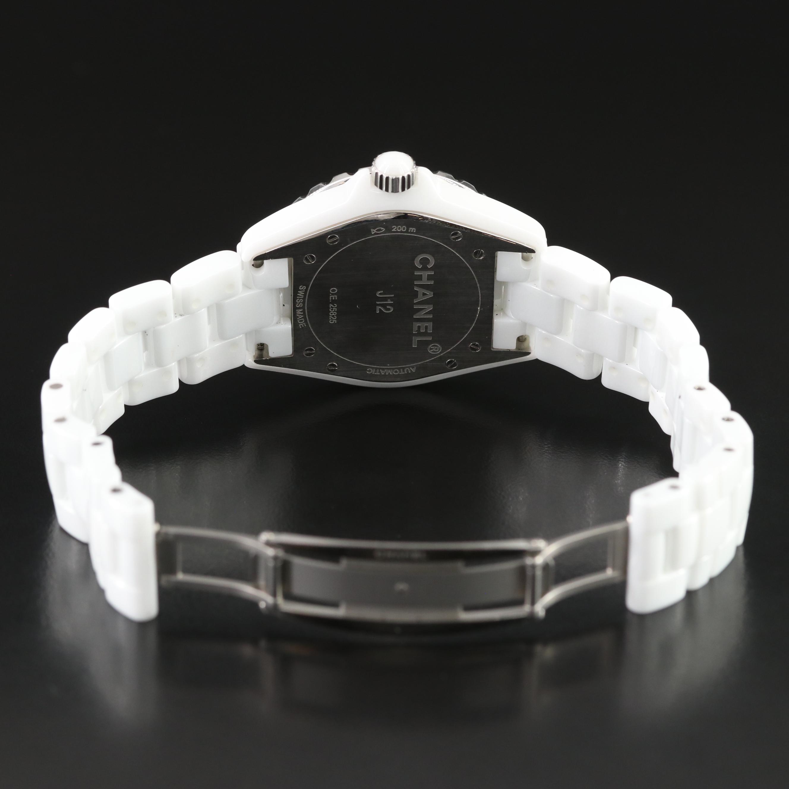Chanel J12 Automatic White Ceramic Watch