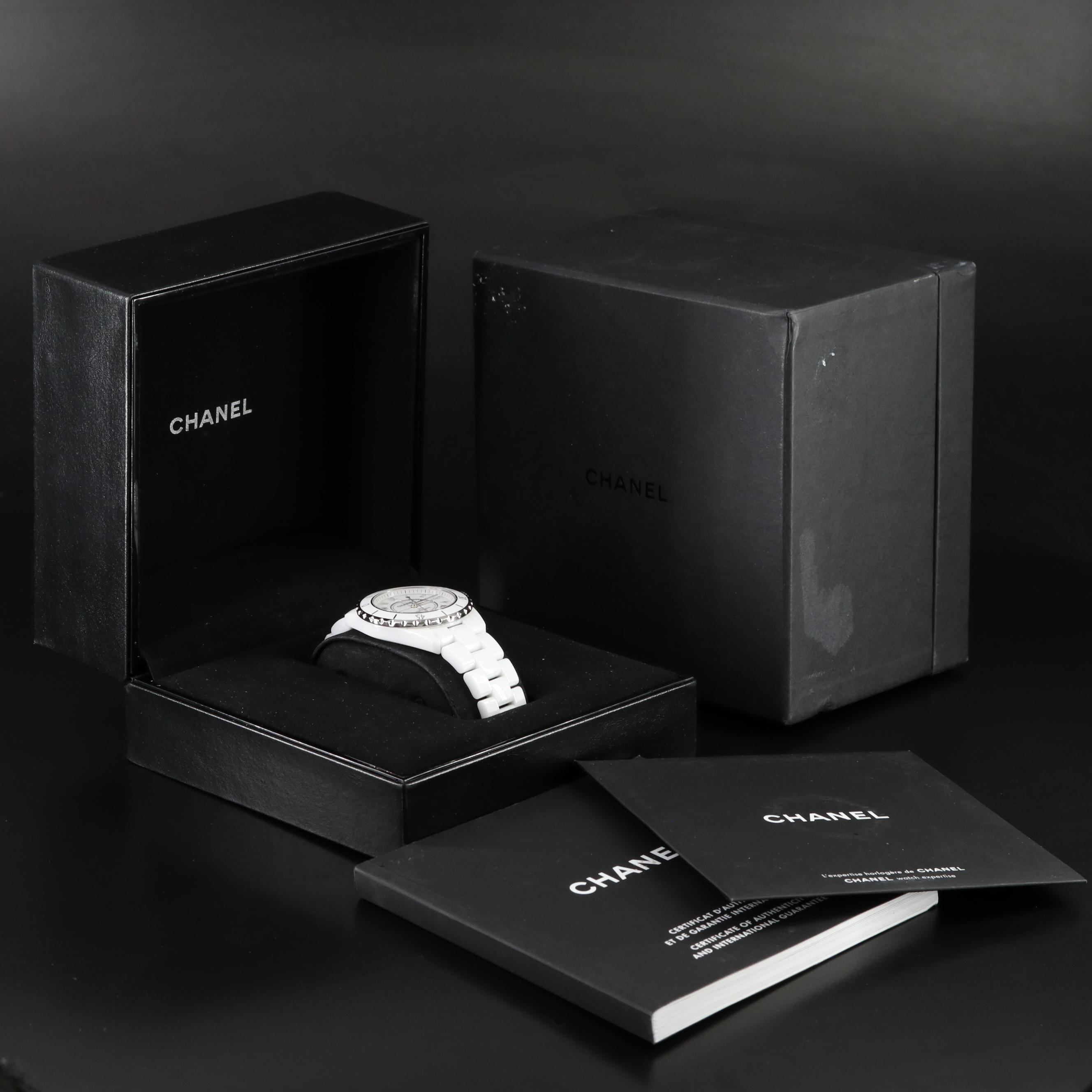 Chanel J12 Automatic White Ceramic Watch