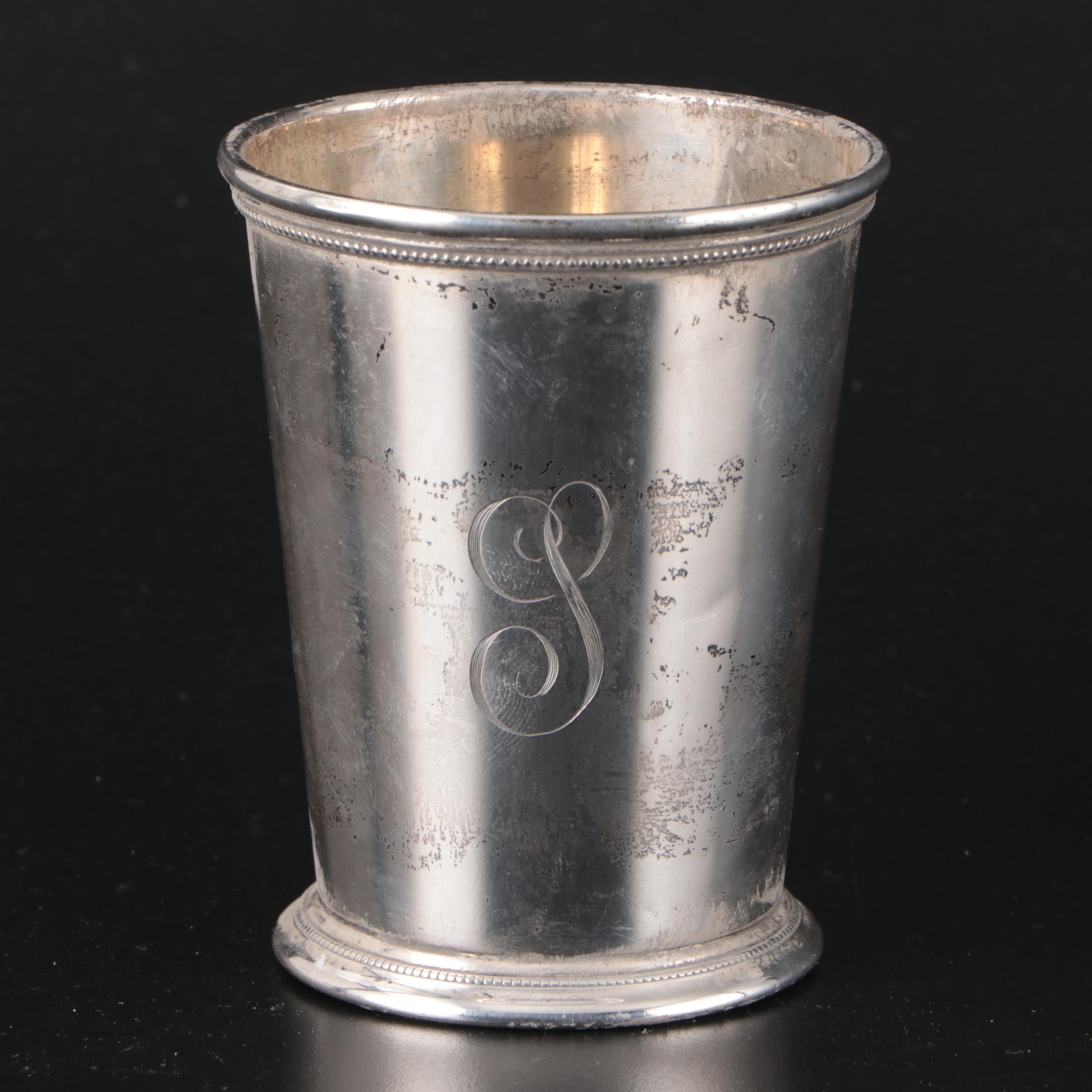 International Silver Patrick Henry Sterling Silver Julep Cup, Mid to Late 20th C