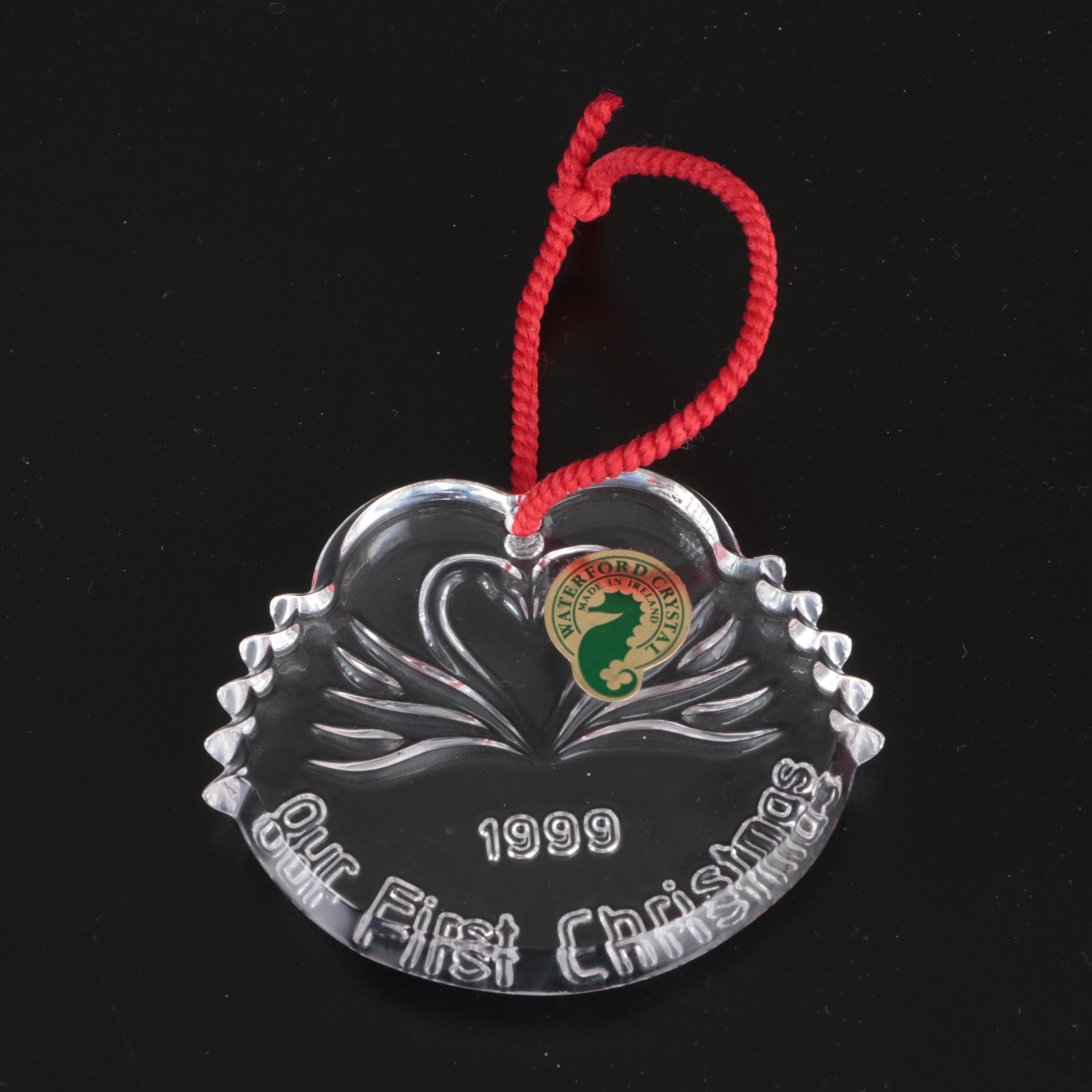 Waterford "Bethany" Crystal Candlesticks, Ornaments, Harp and Vase