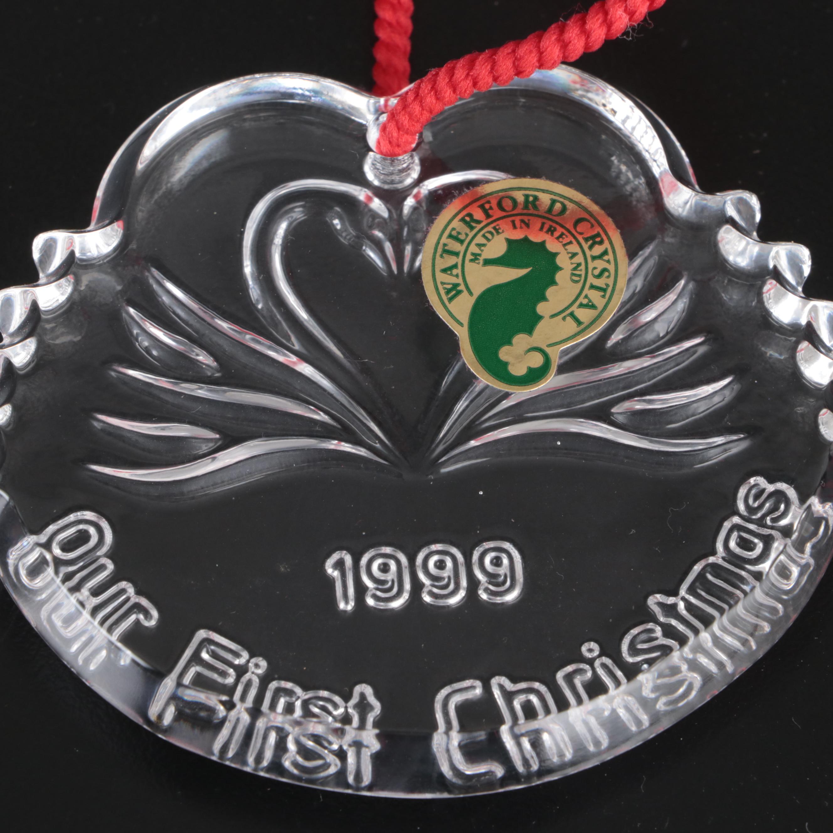 Waterford "Bethany" Crystal Candlesticks, Ornaments, Harp and Vase