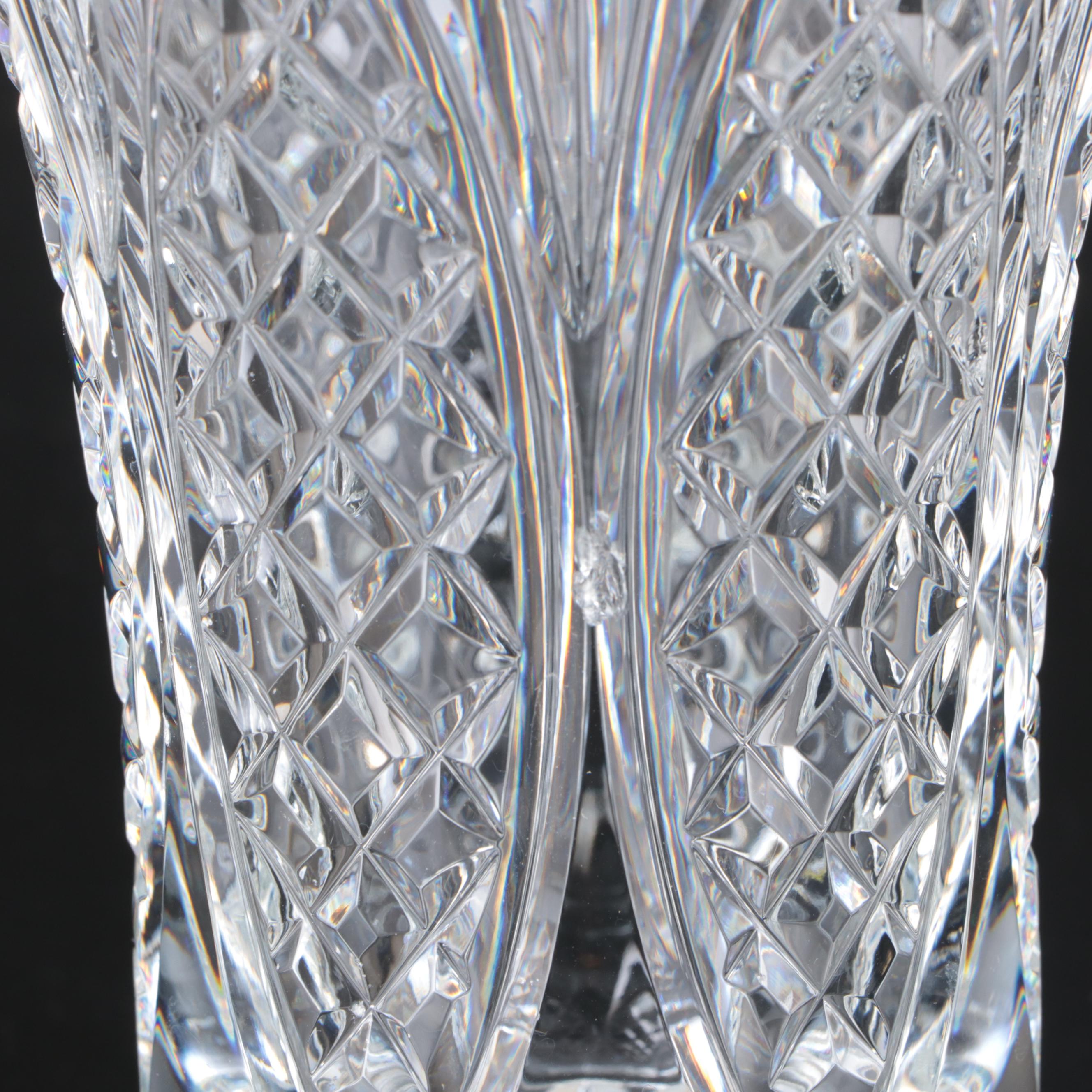 Waterford "Bethany" Crystal Candlesticks, Ornaments, Harp and Vase