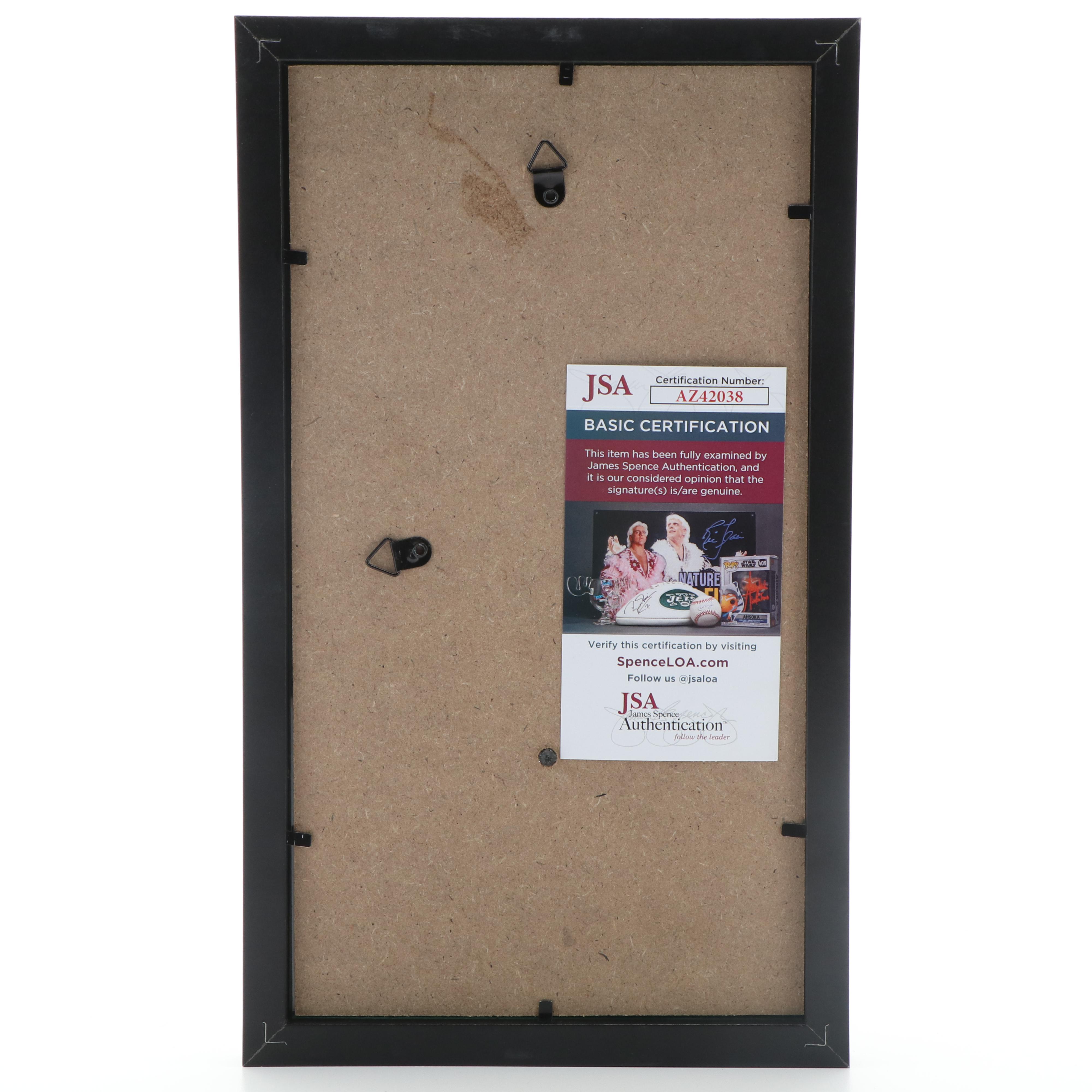 Taylor Swift Signed "The Tortured Poets Department" CD Card in Frame, JSA