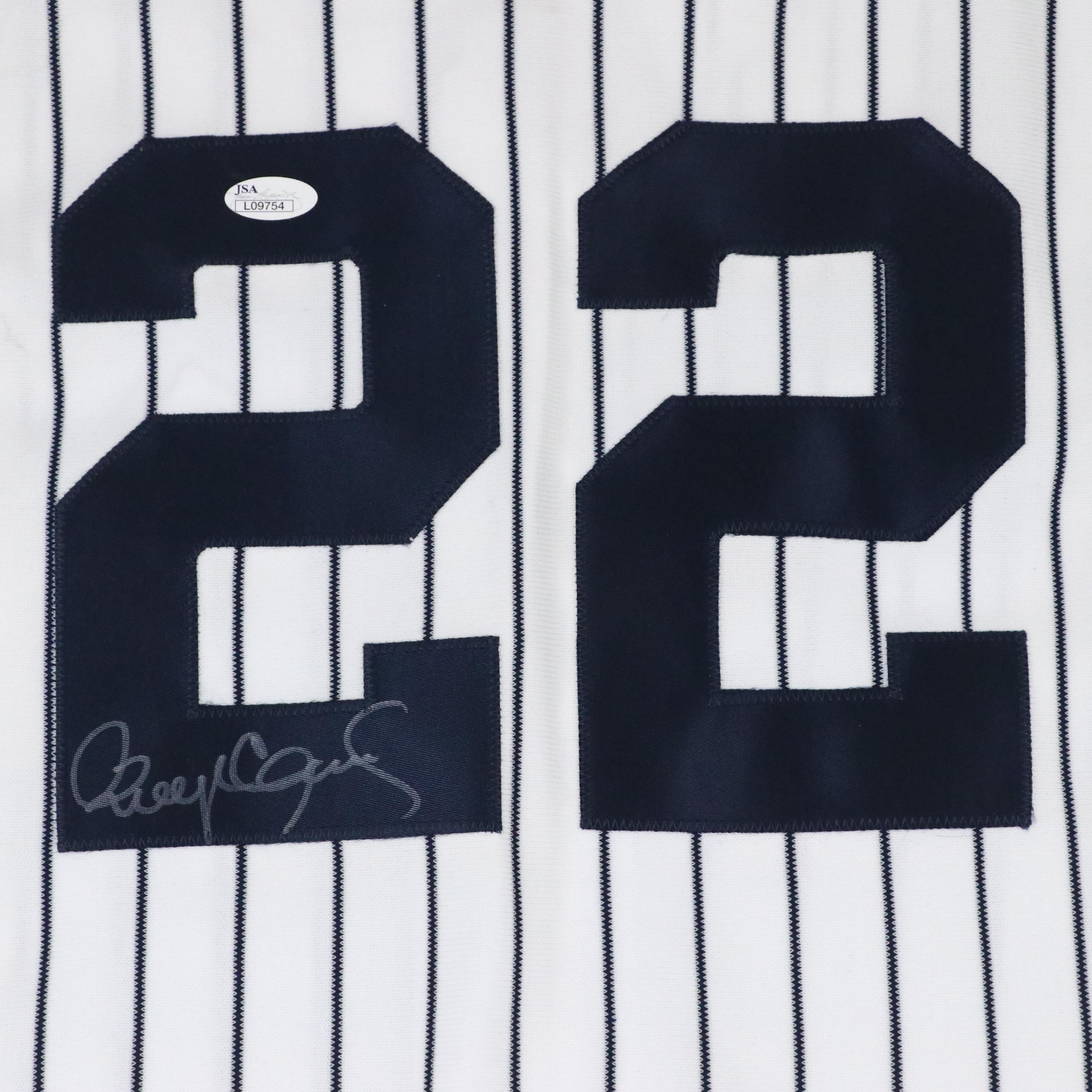 Roger Clemens Signed New York Yankees Russell Baseball Jersey, JSA