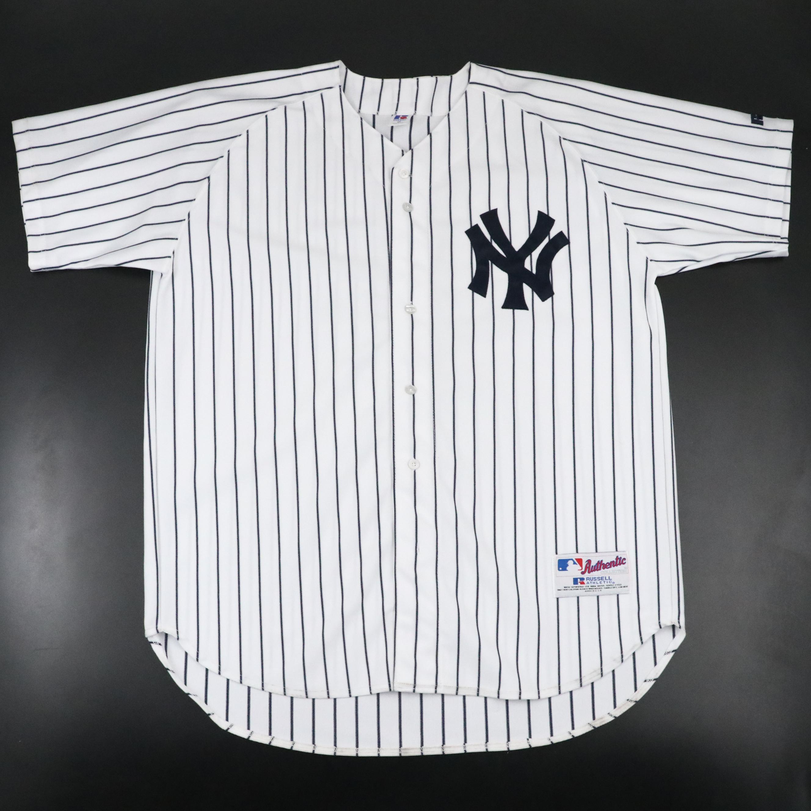 Roger Clemens Signed New York Yankees Russell Baseball Jersey, JSA