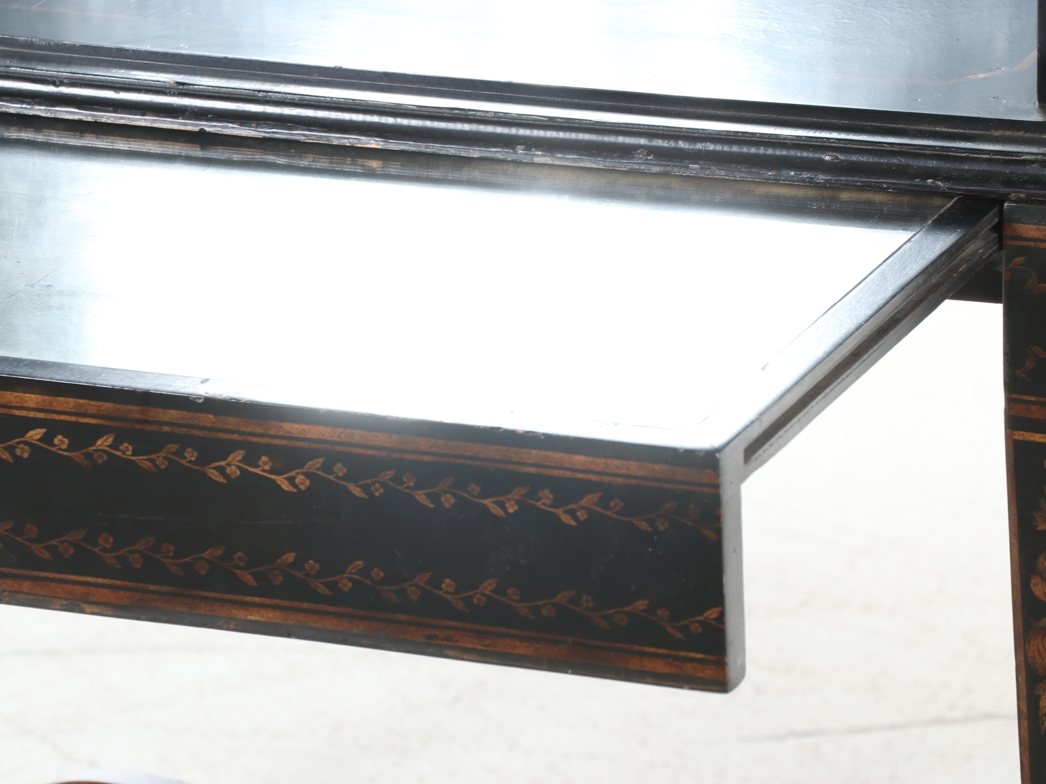 Two-Piece Bar Cabinet with Pull-Out Work Surface