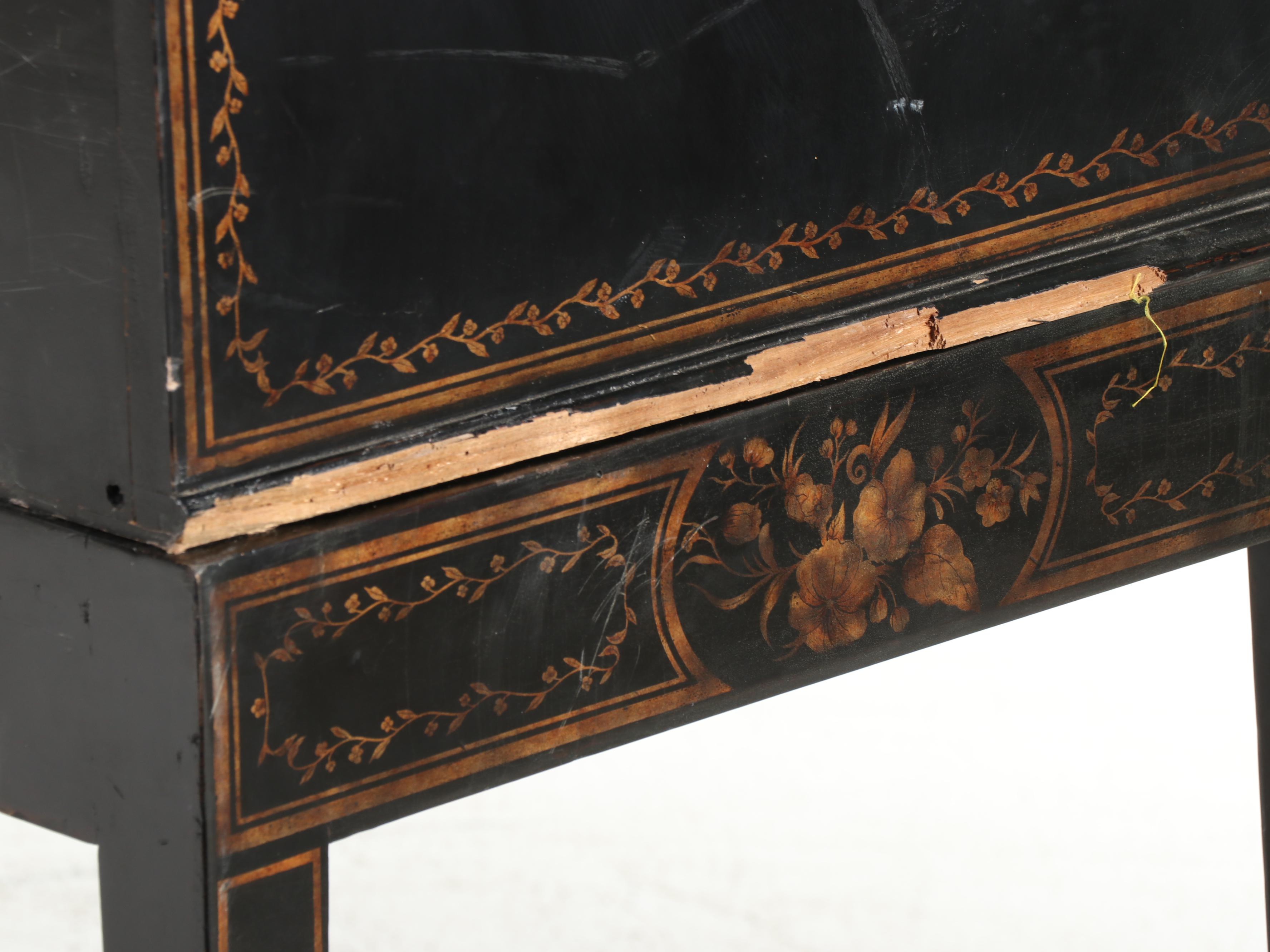 Two-Piece Bar Cabinet with Pull-Out Work Surface