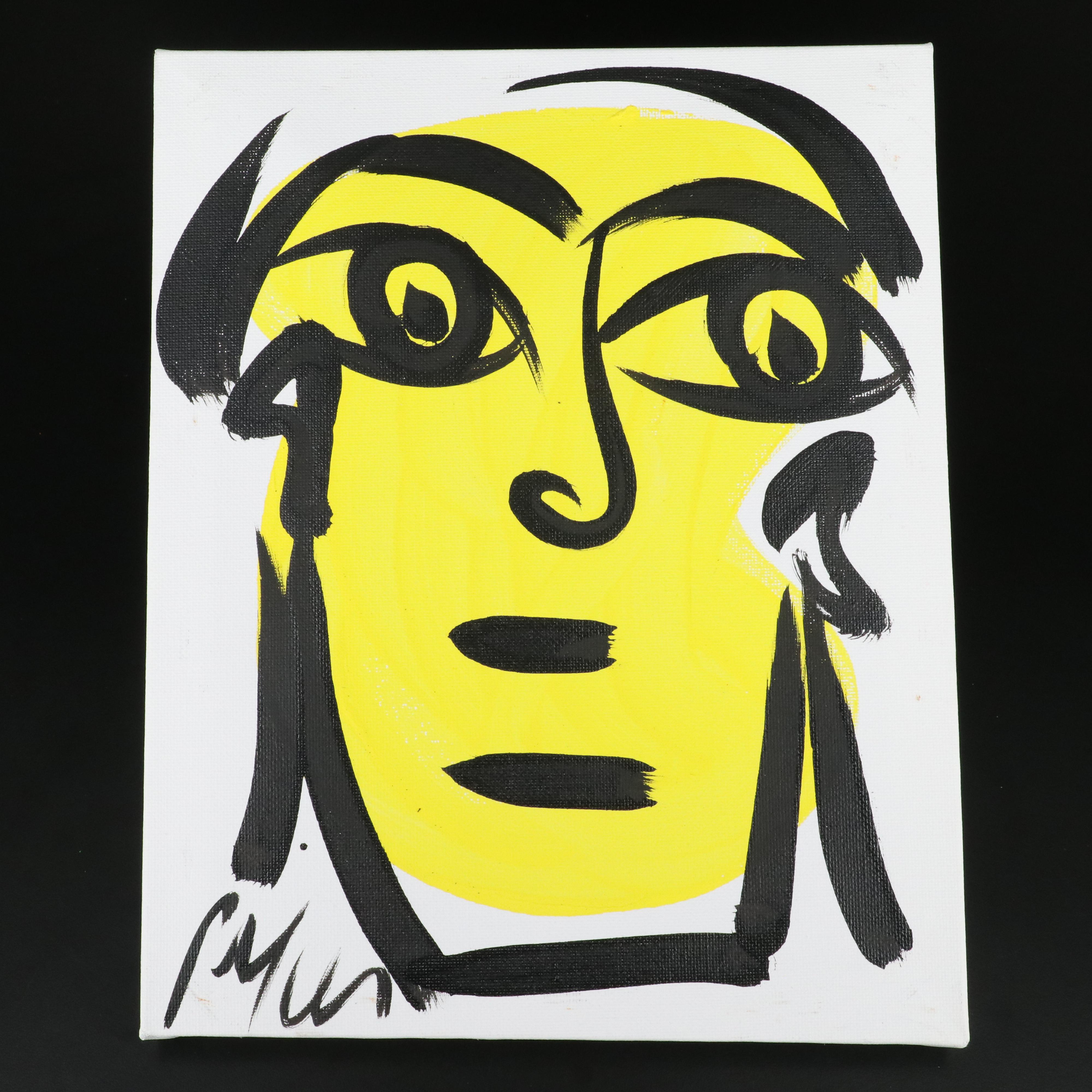 Peter Robert Keil Stylized Acrylic Portrait