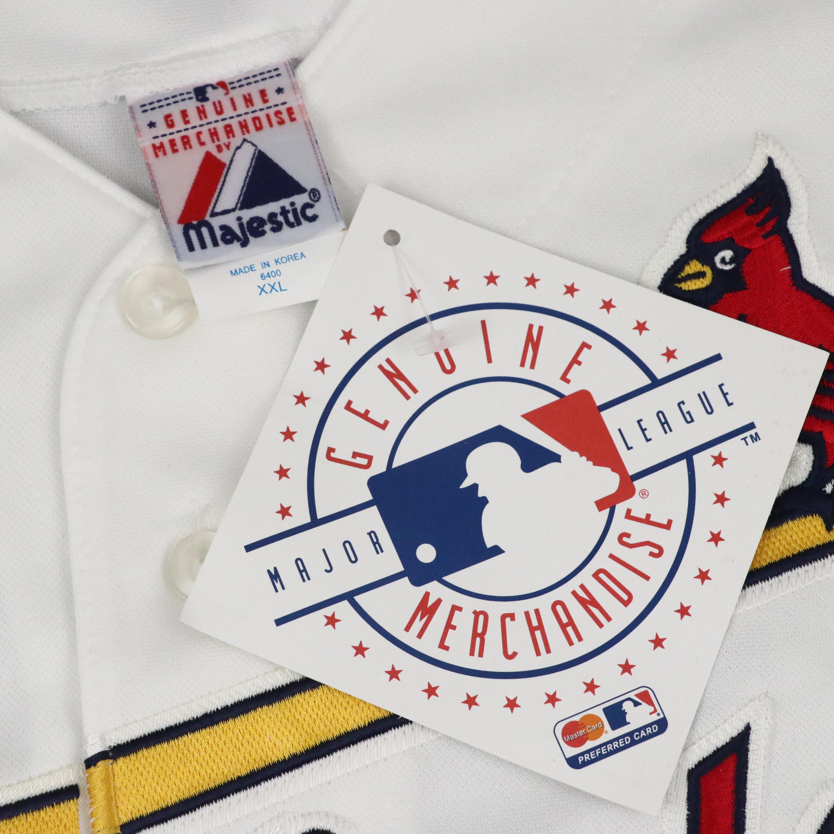 Stan Musial Signed St. Louis Cardinals Majestic Baseball Jersey