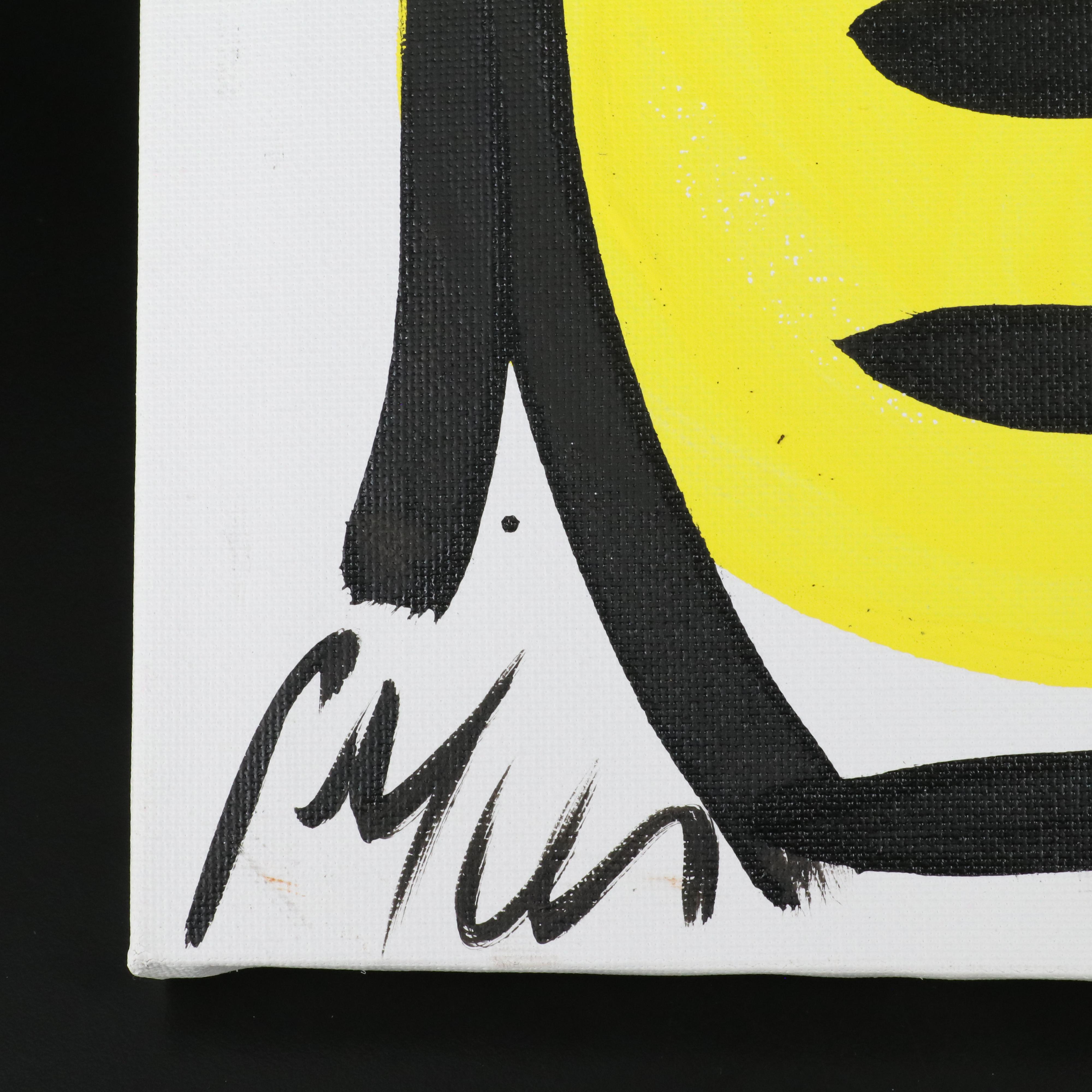 Peter Robert Keil Stylized Acrylic Portrait