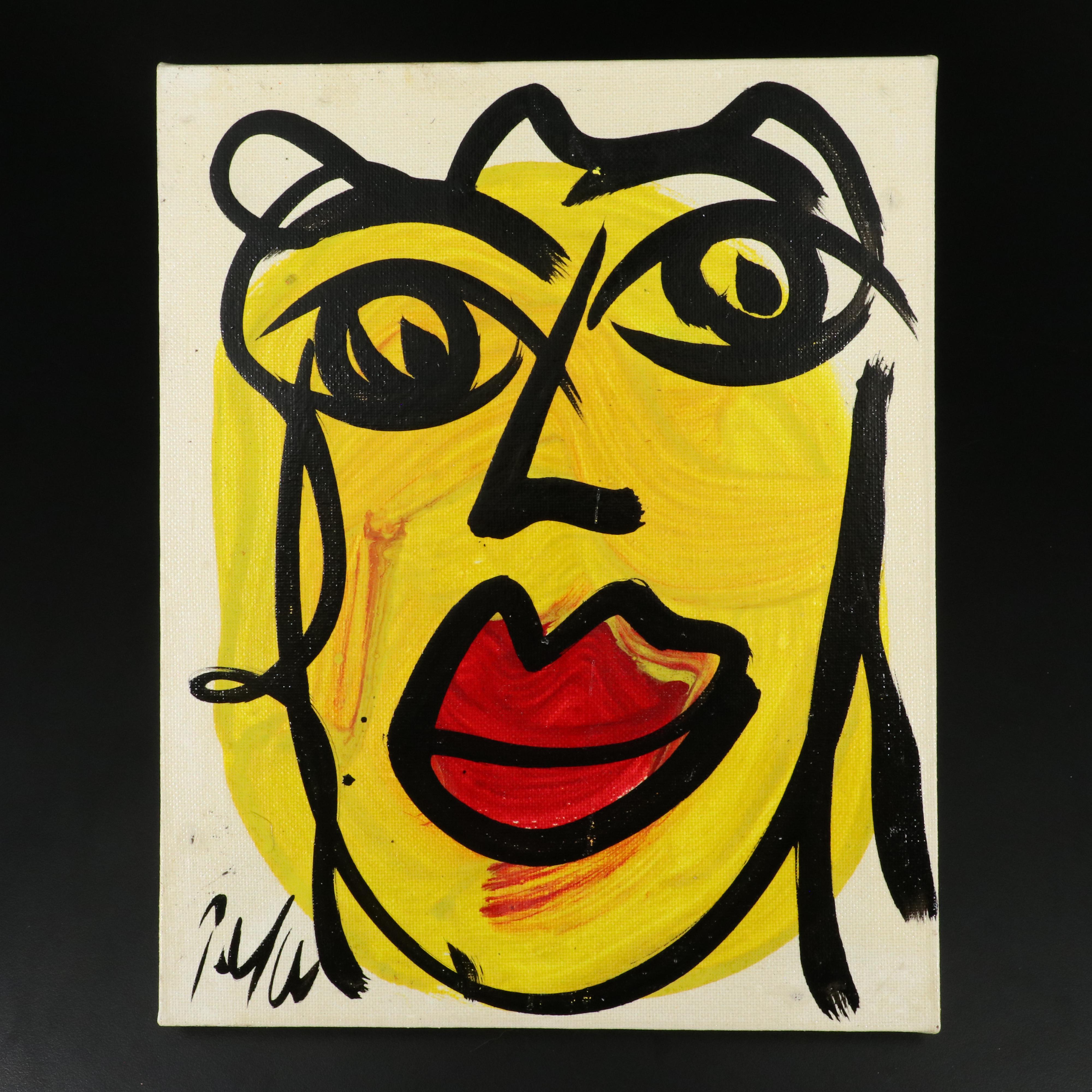 Peter Robert Keil Stylized Acrylic Portrait