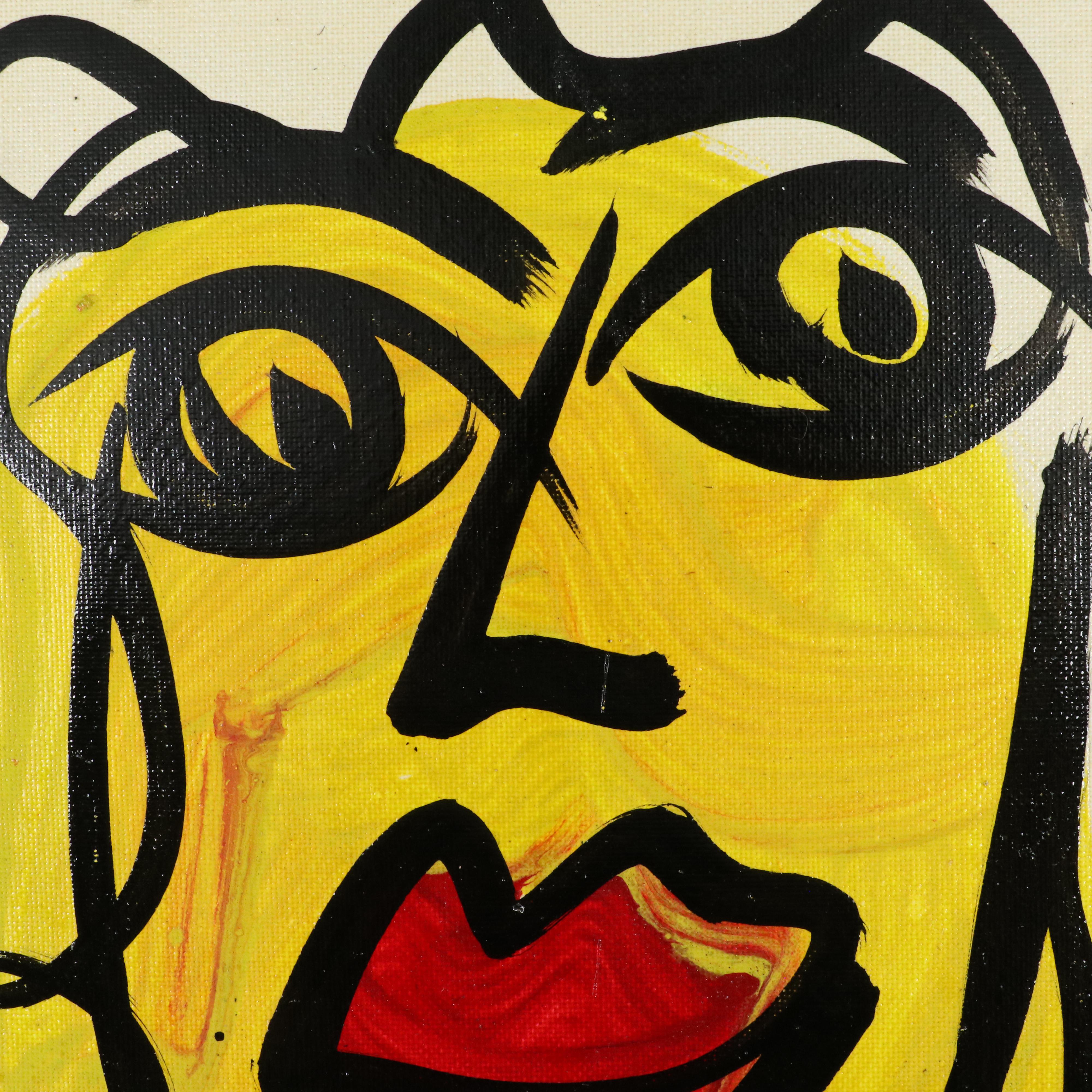 Peter Robert Keil Stylized Acrylic Portrait