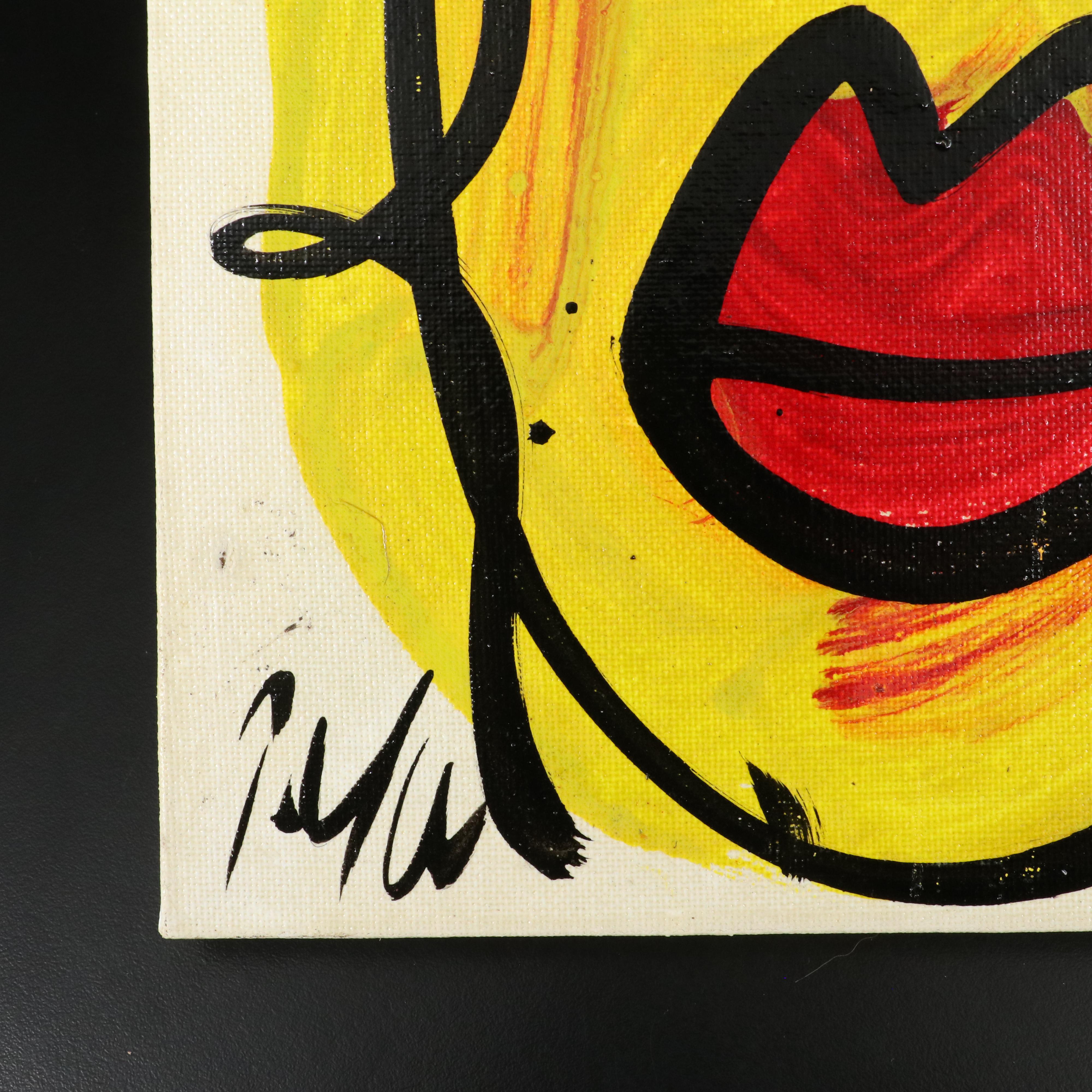 Peter Robert Keil Stylized Acrylic Portrait