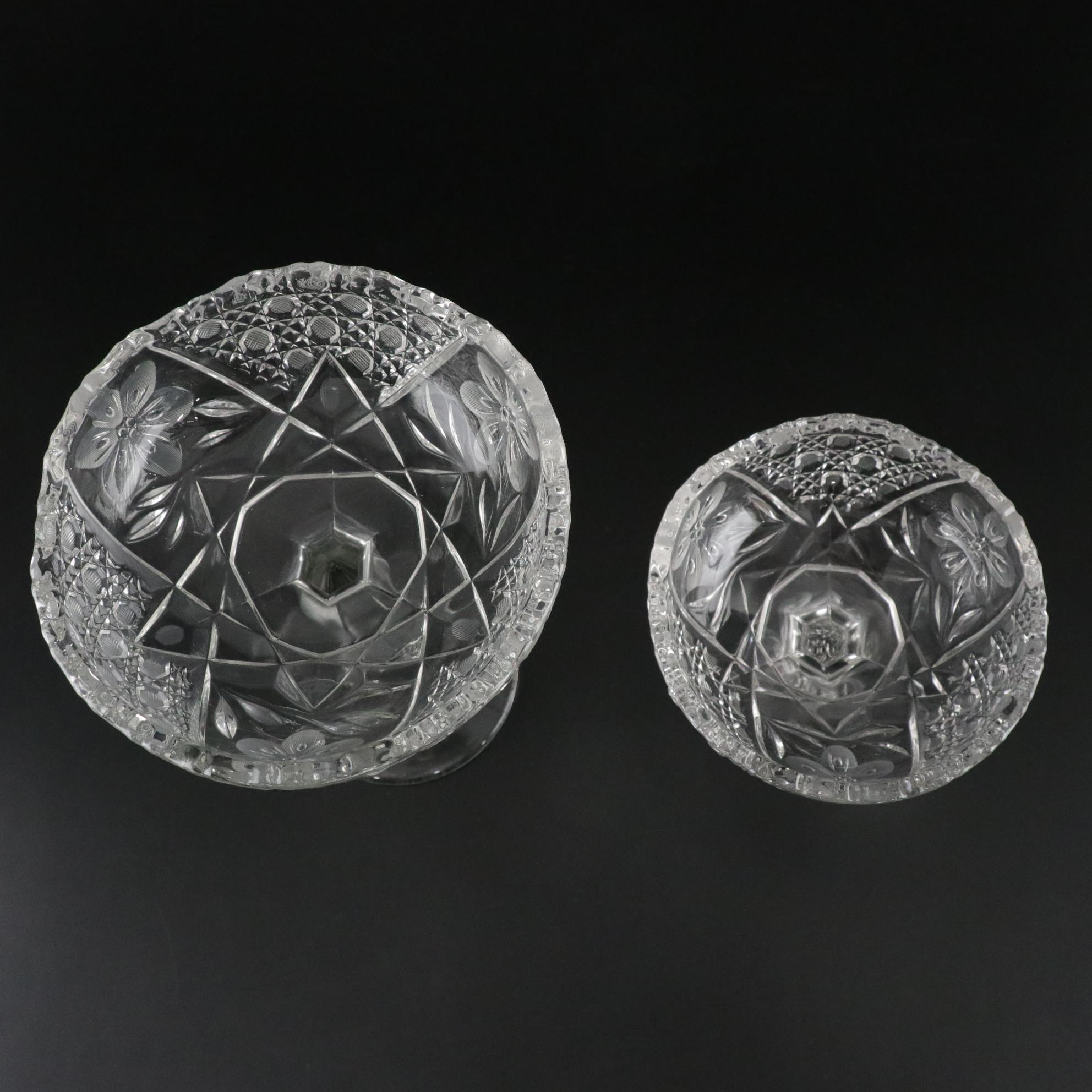 McKee Glass "Innovation" Sherbet Glasses & Bowl