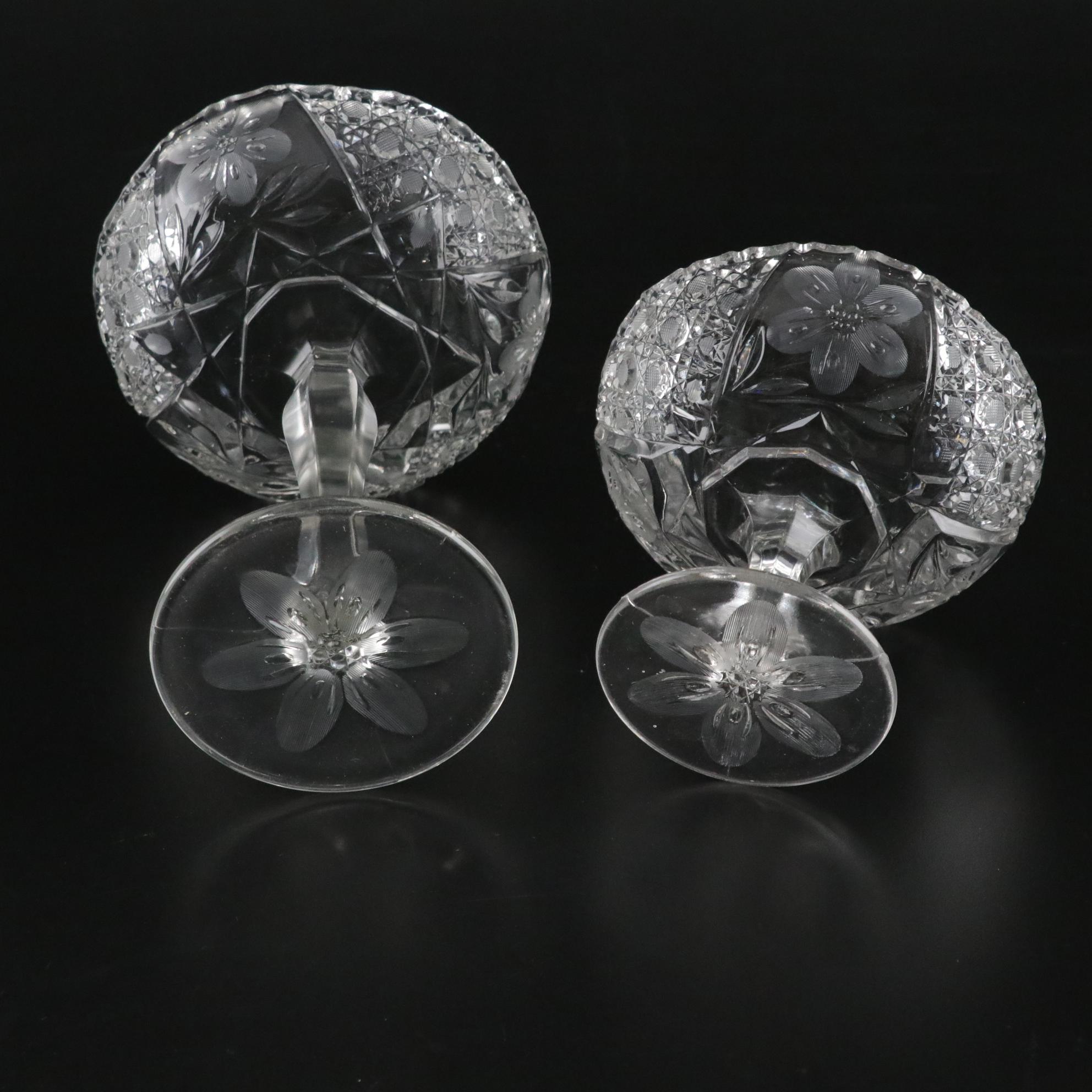 McKee Glass "Innovation" Sherbet Glasses & Bowl