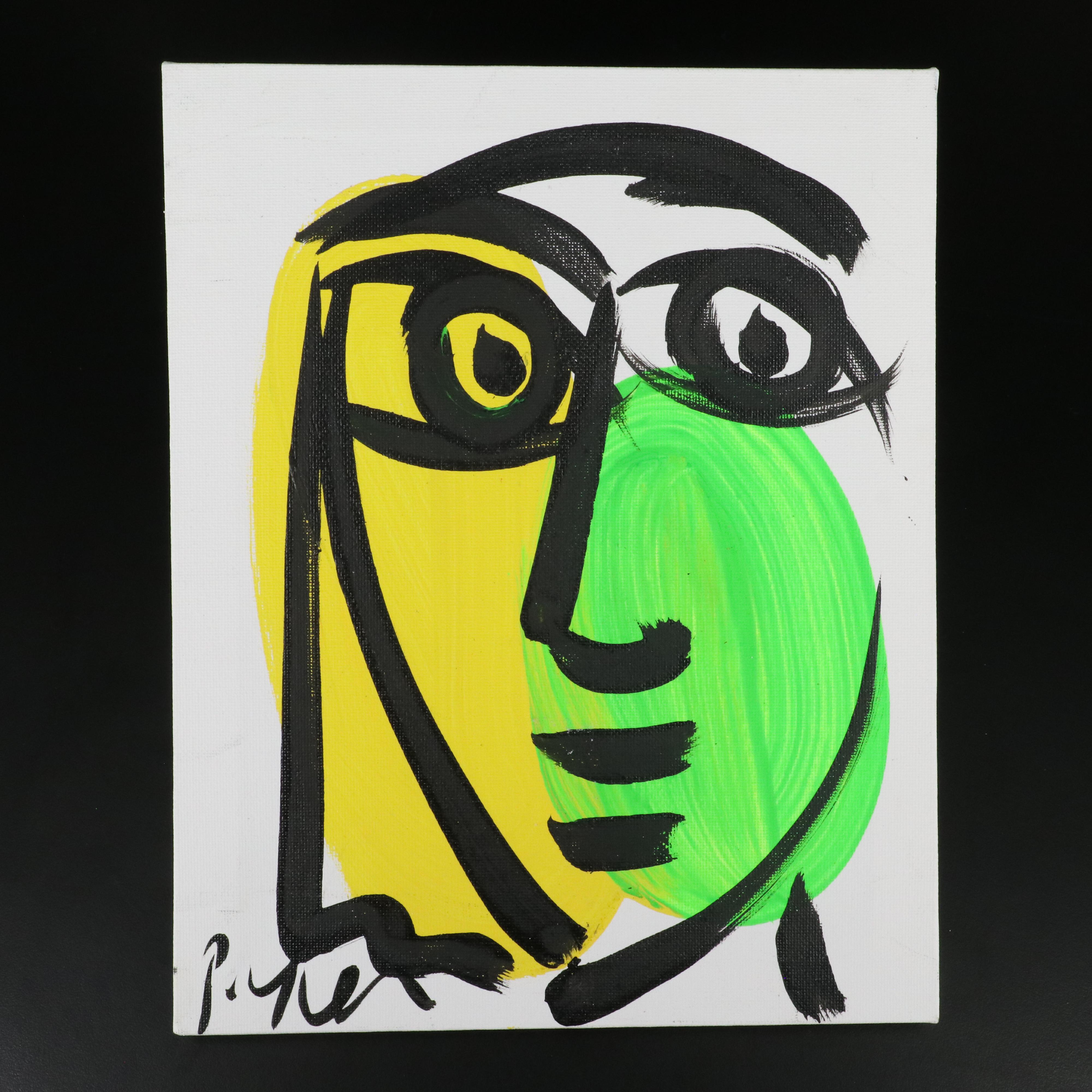 Peter Robert Keil Stylized Acrylic Portrait
