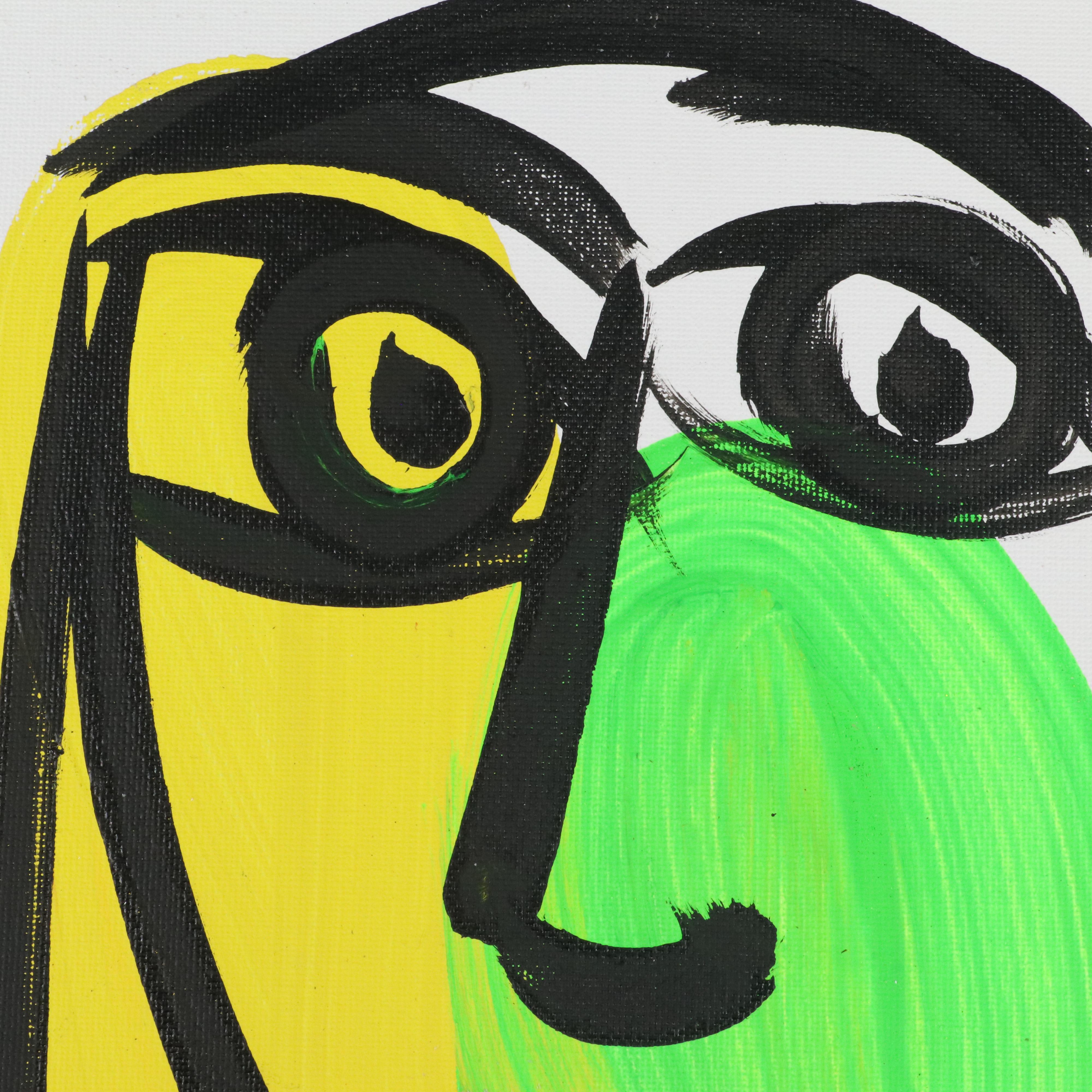 Peter Robert Keil Stylized Acrylic Portrait