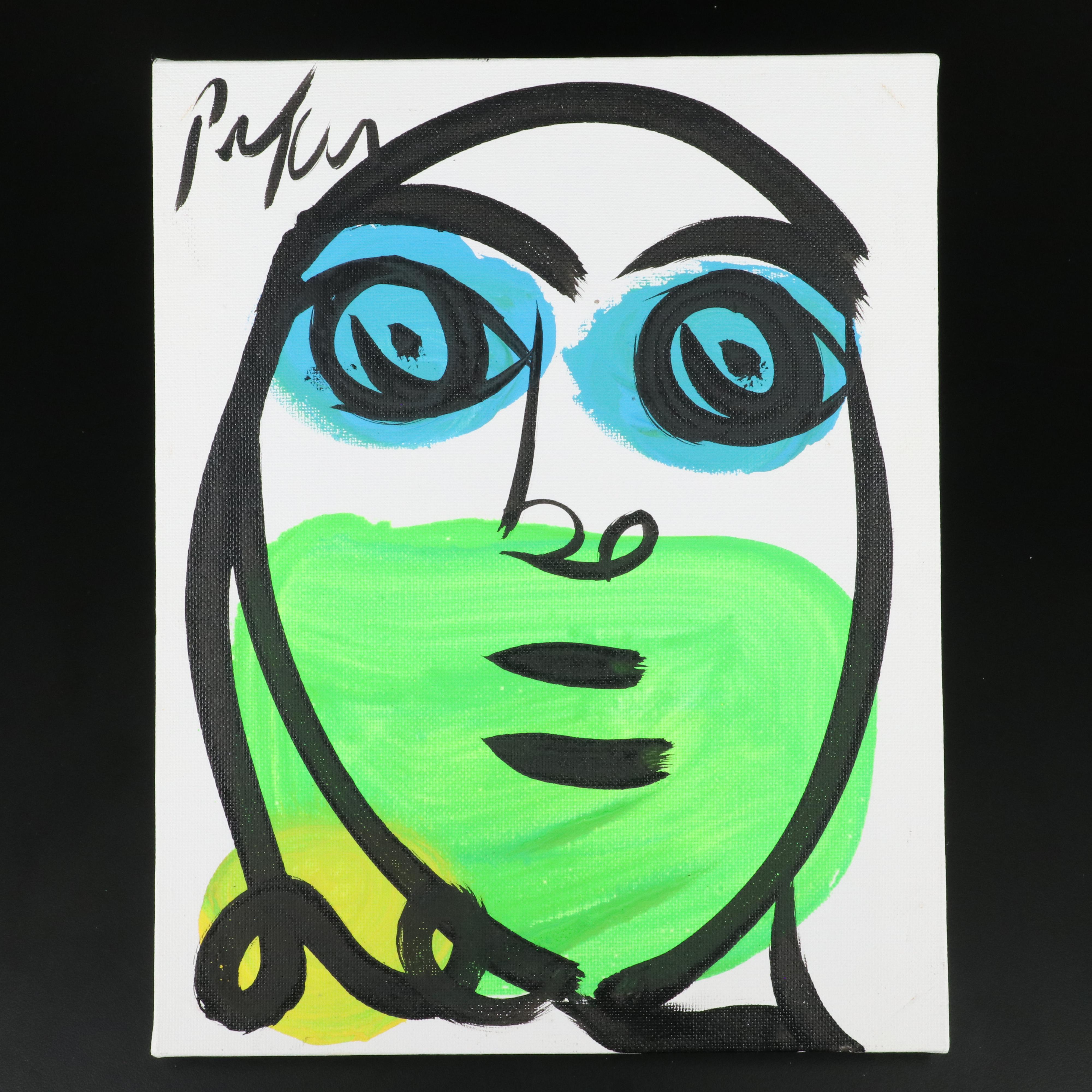 Peter Robert Keil Stylized Acrylic Portrait