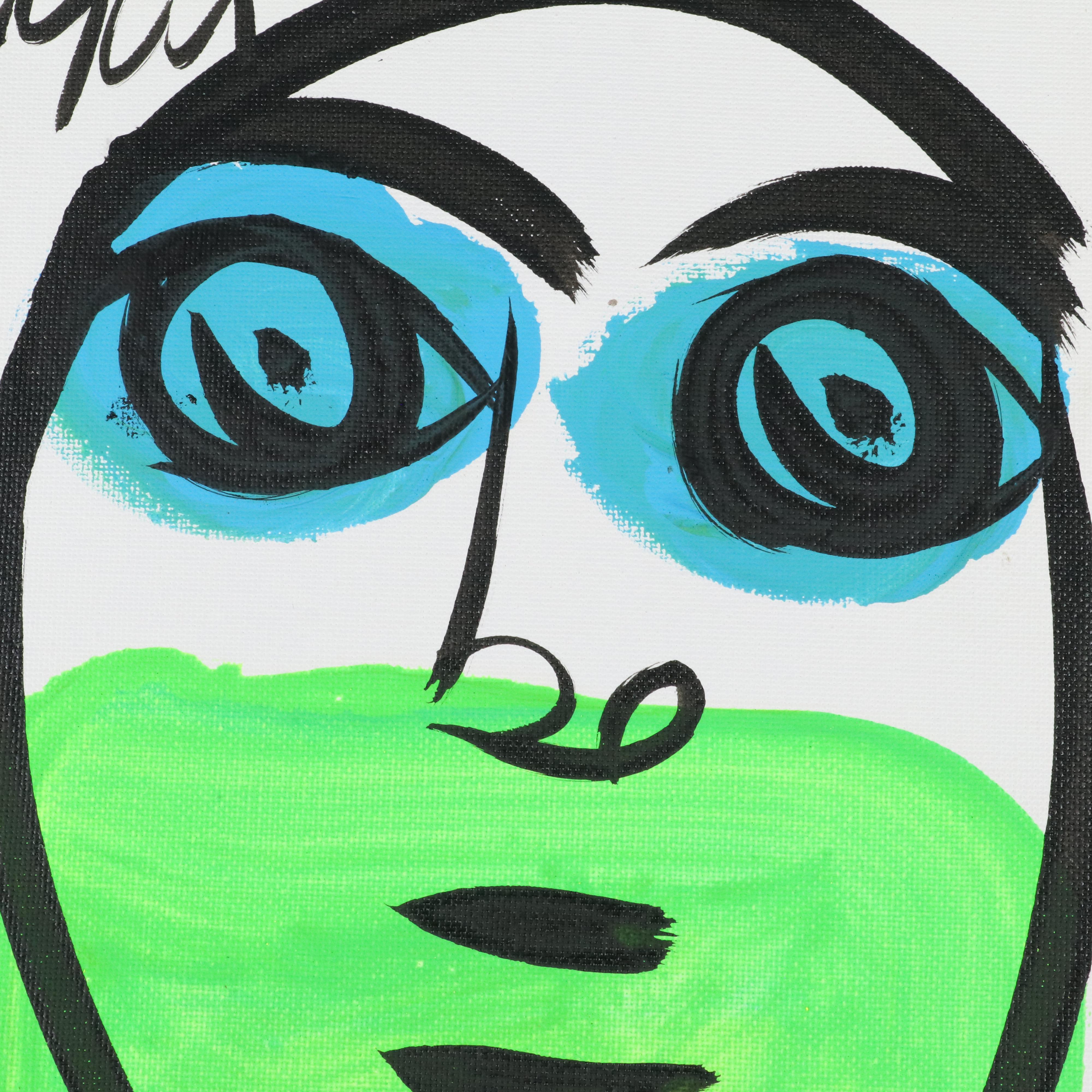 Peter Robert Keil Stylized Acrylic Portrait