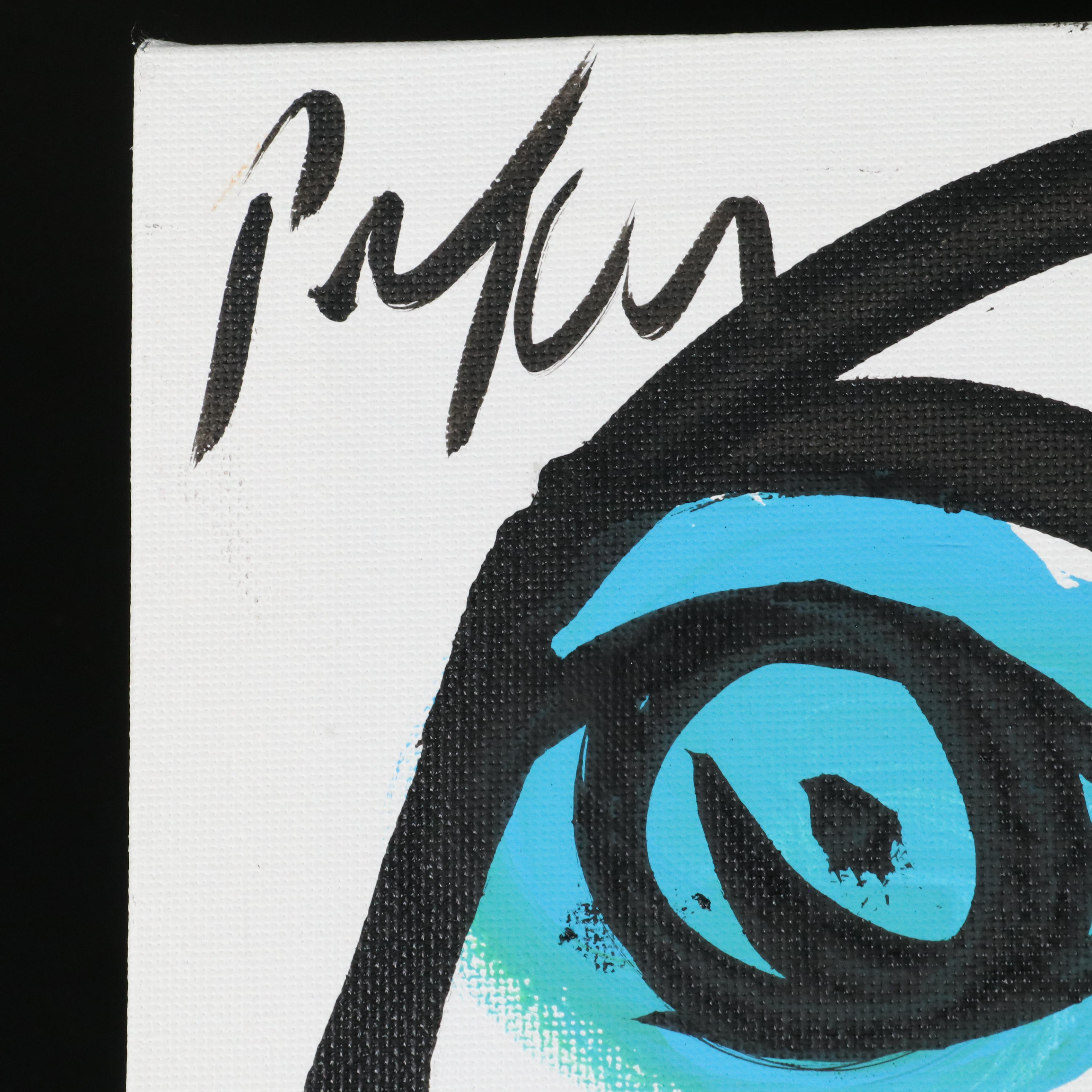 Peter Robert Keil Stylized Acrylic Portrait