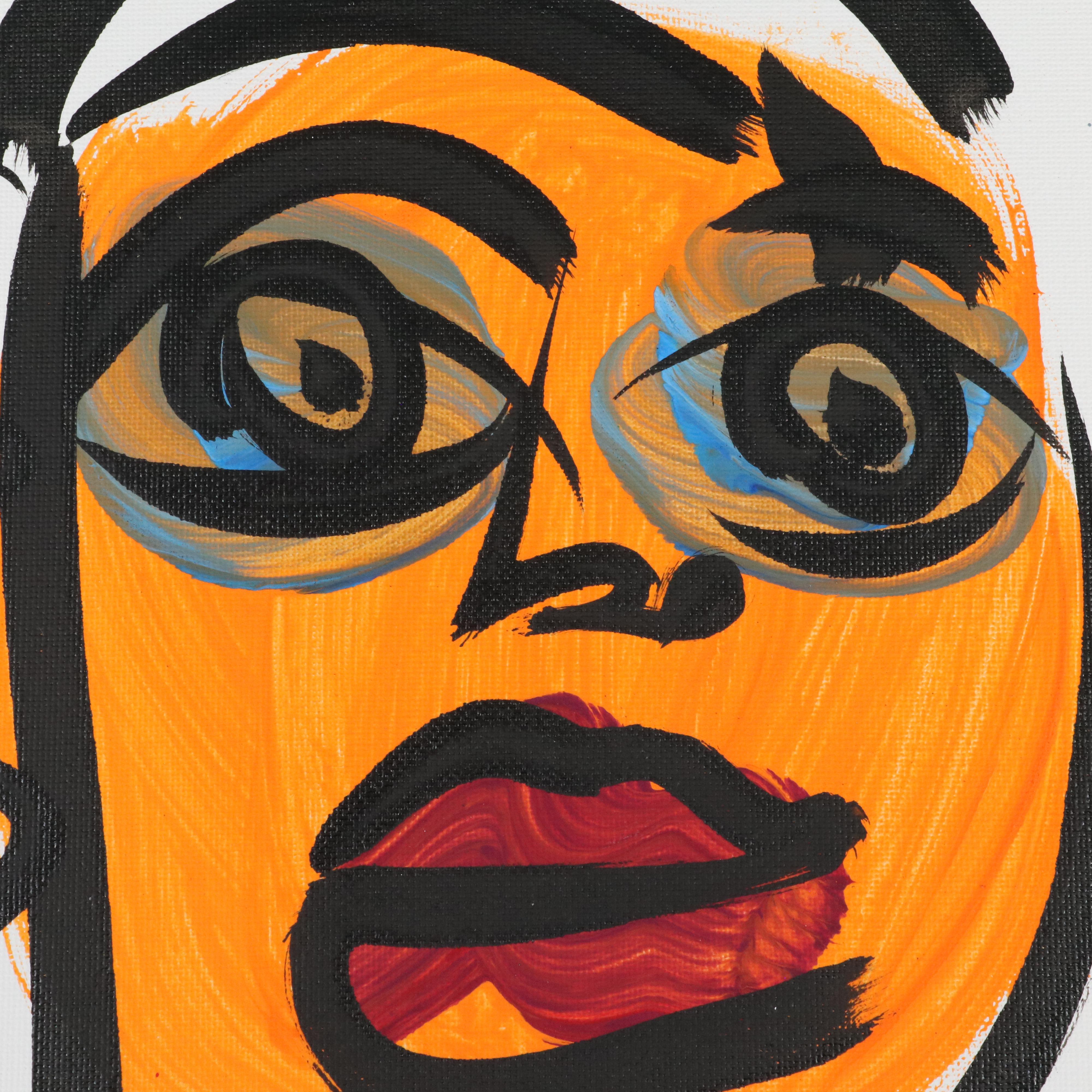 Peter Robert Keil Stylized Acrylic Portrait