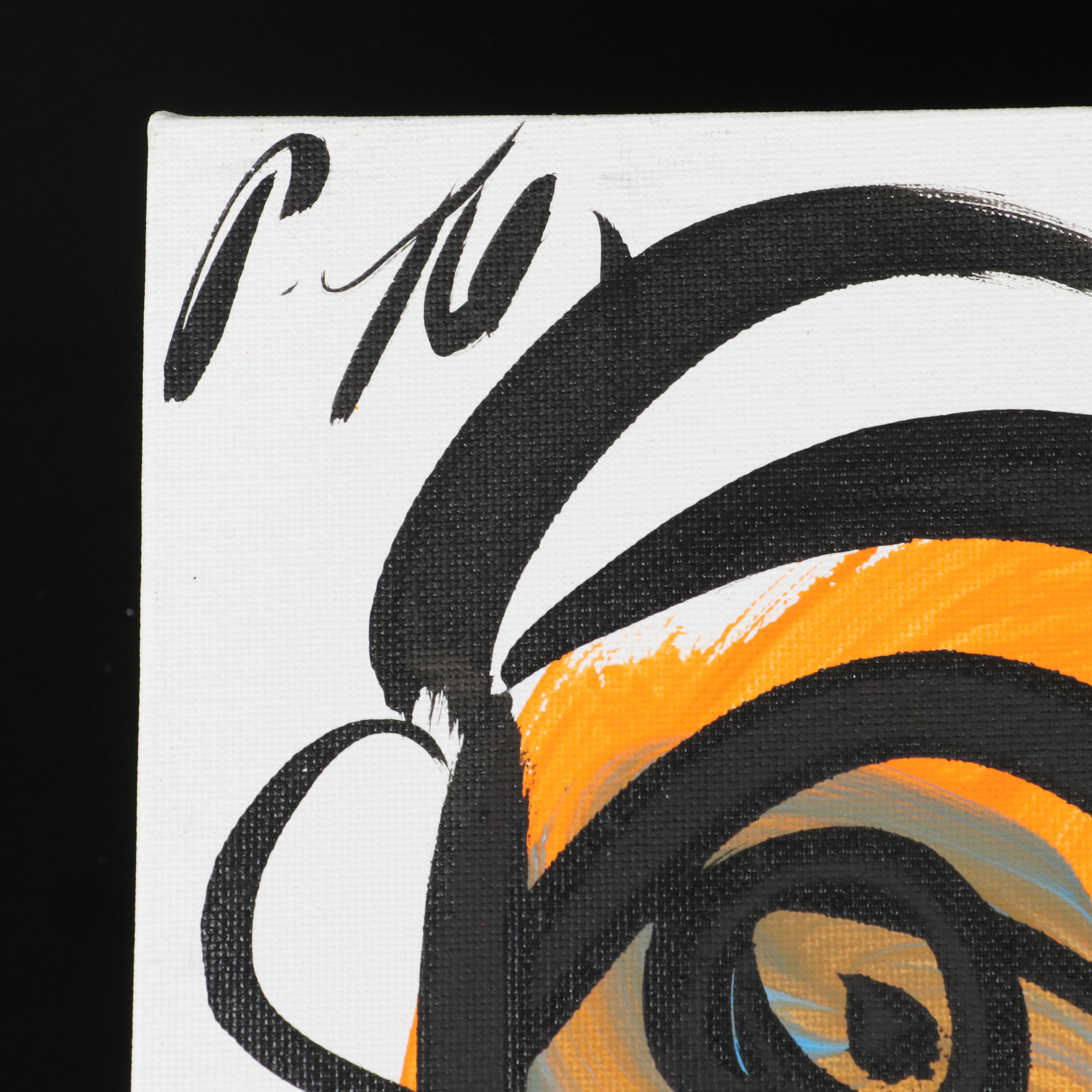 Peter Robert Keil Stylized Acrylic Portrait