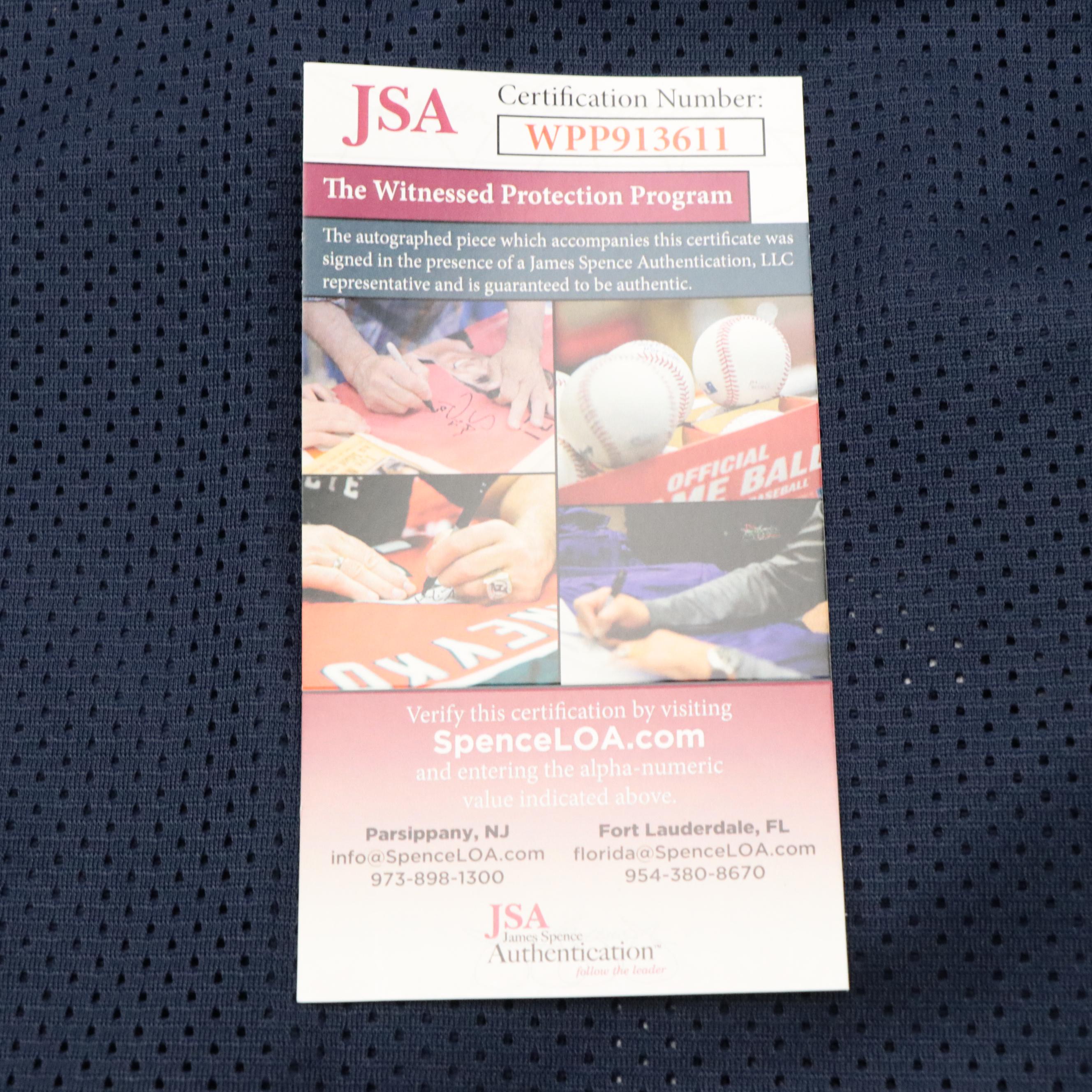 Rudy Ruettiger Signed Notre Dame Fighting Irish Football Jersey, JSA