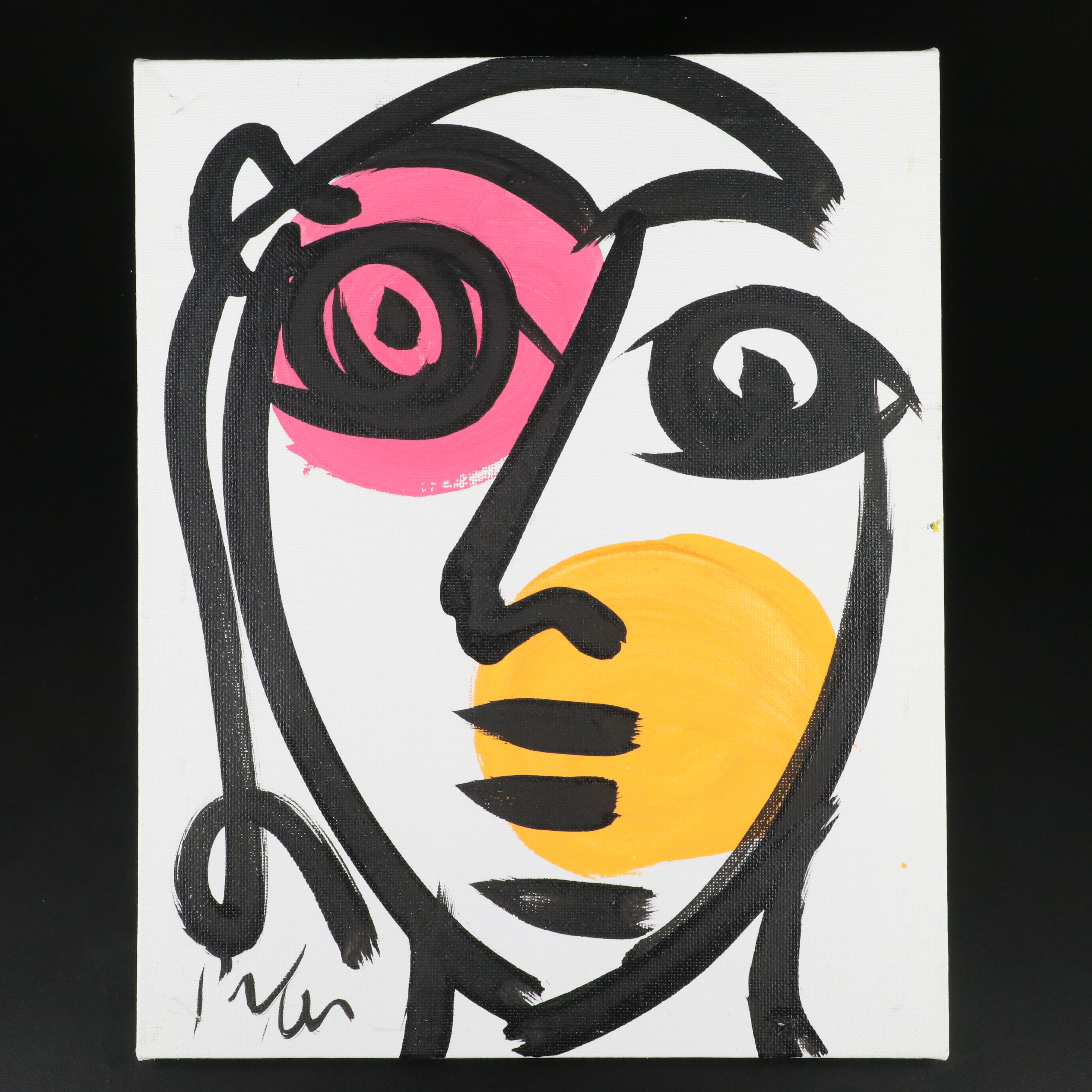 Peter Robert Keil Stylized Acrylic Portrait