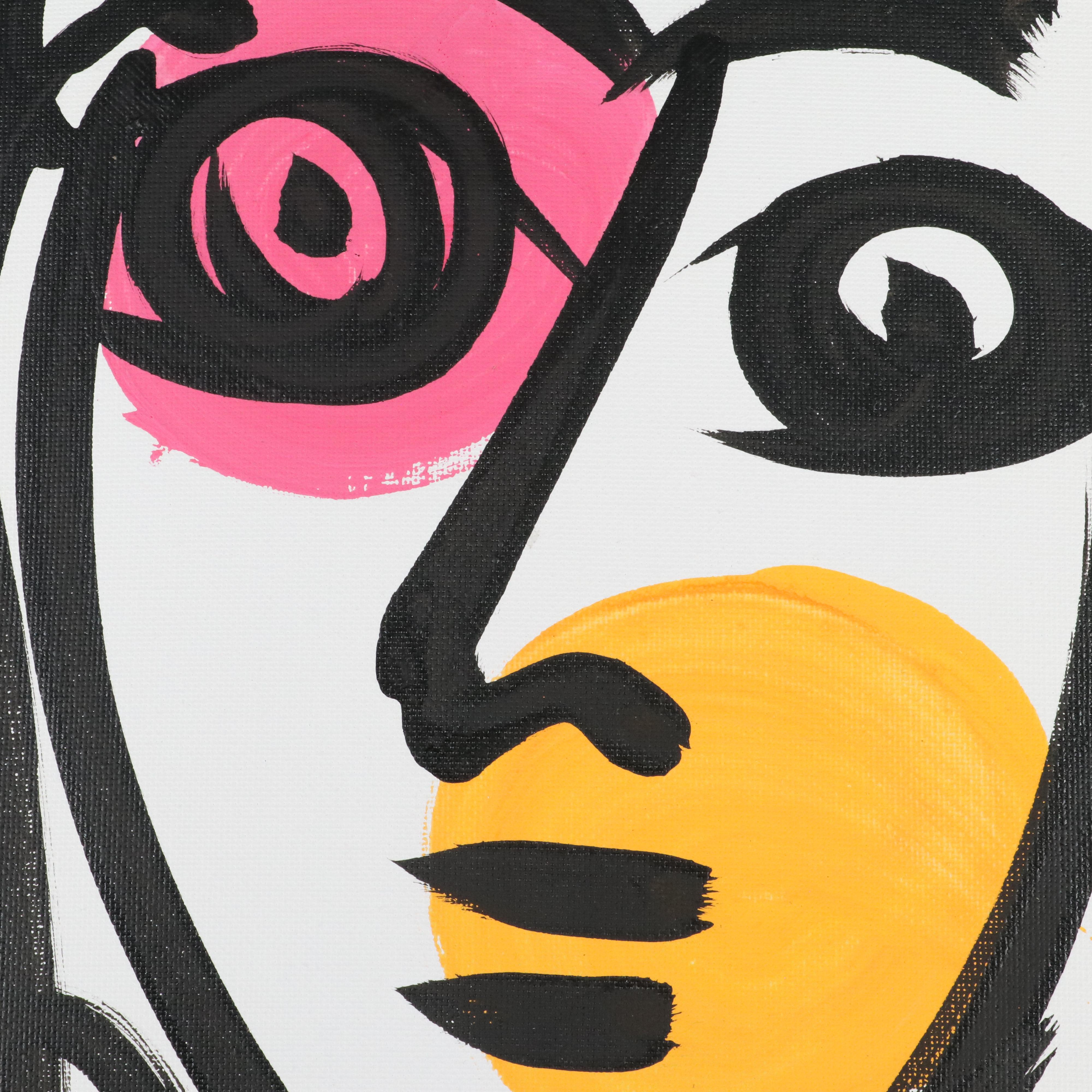 Peter Robert Keil Stylized Acrylic Portrait