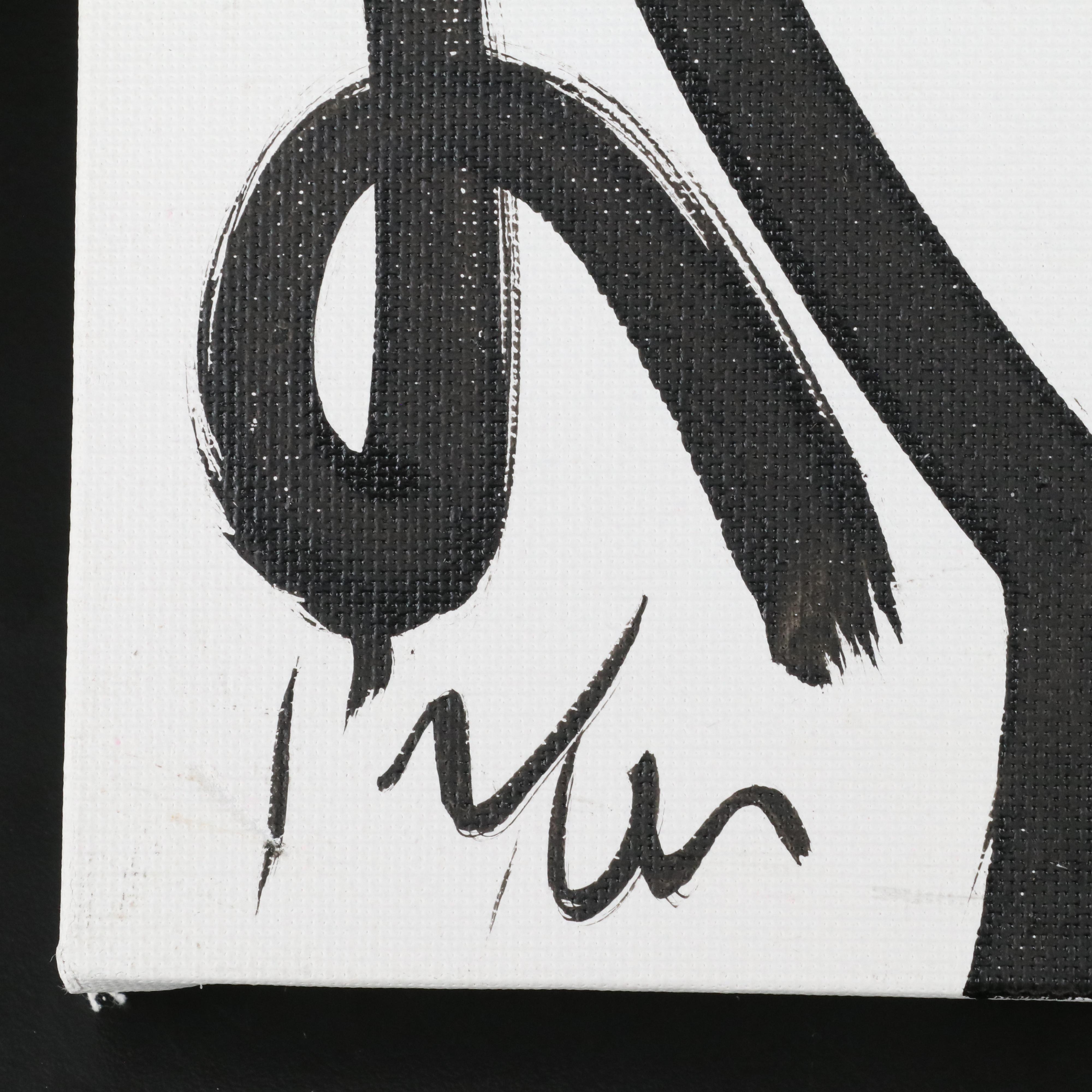 Peter Robert Keil Stylized Acrylic Portrait