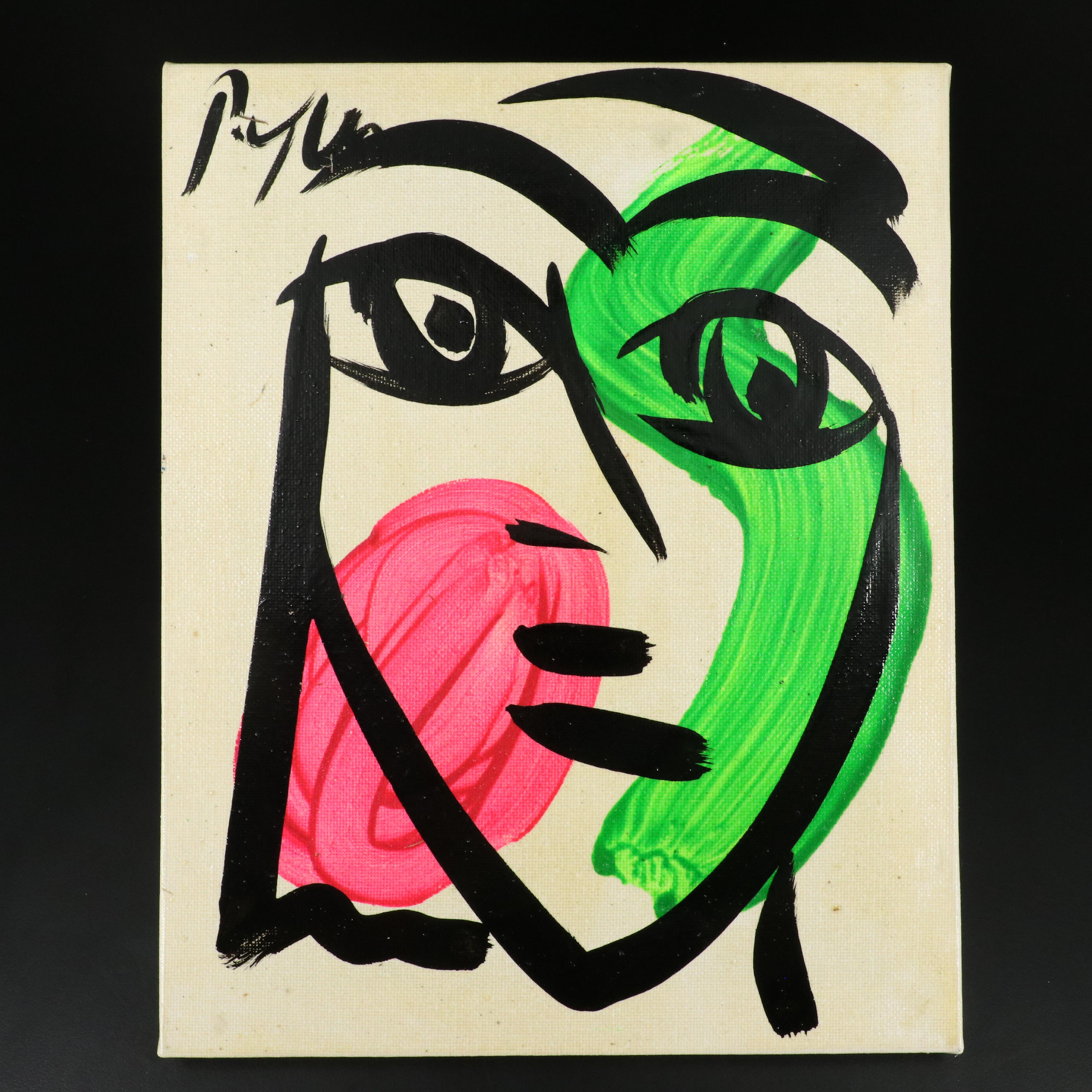 Peter Robert Keil Stylized Acrylic Portrait
