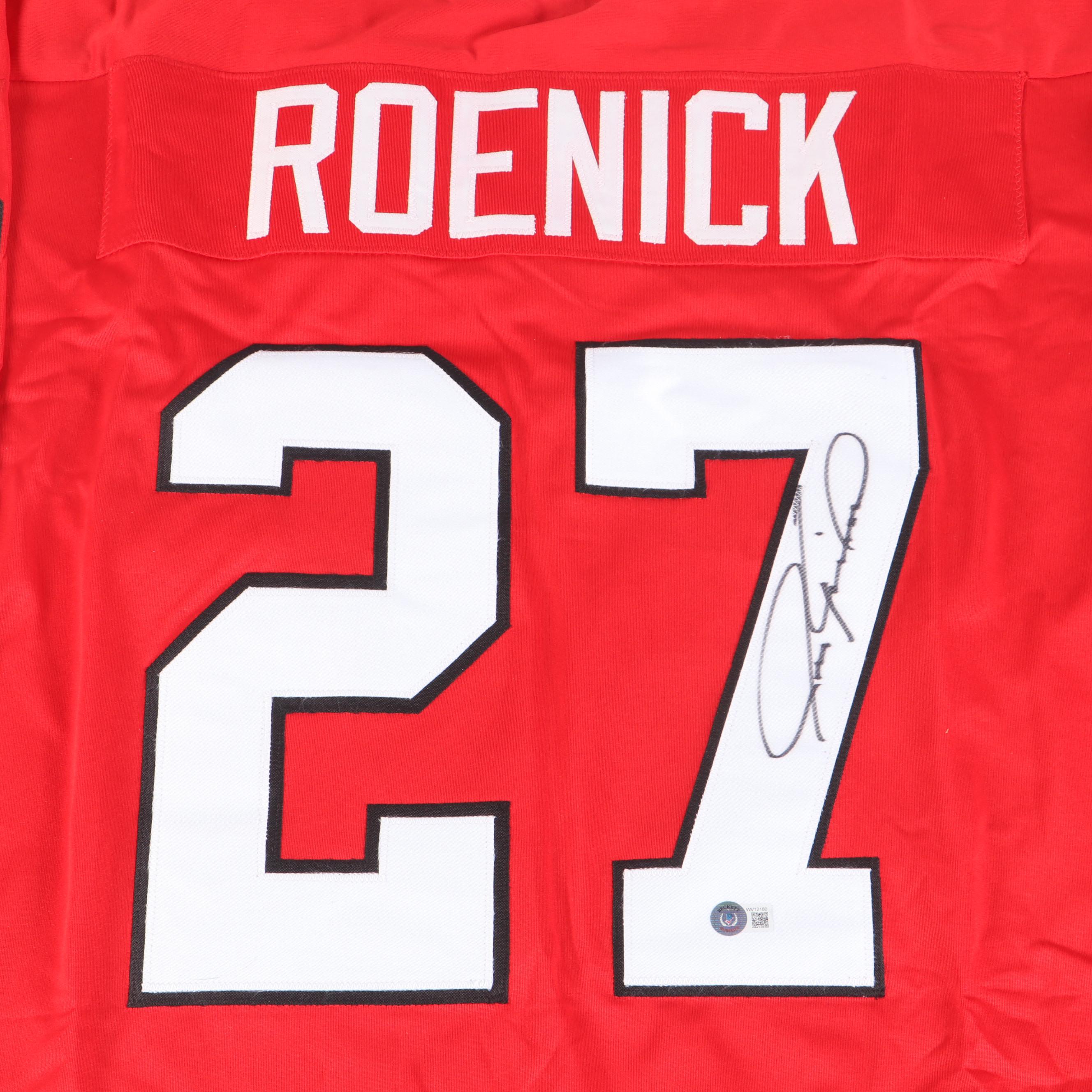 Jeremy Roenick Signed Chicago Blackhawks Hockey Jersey, Beckett