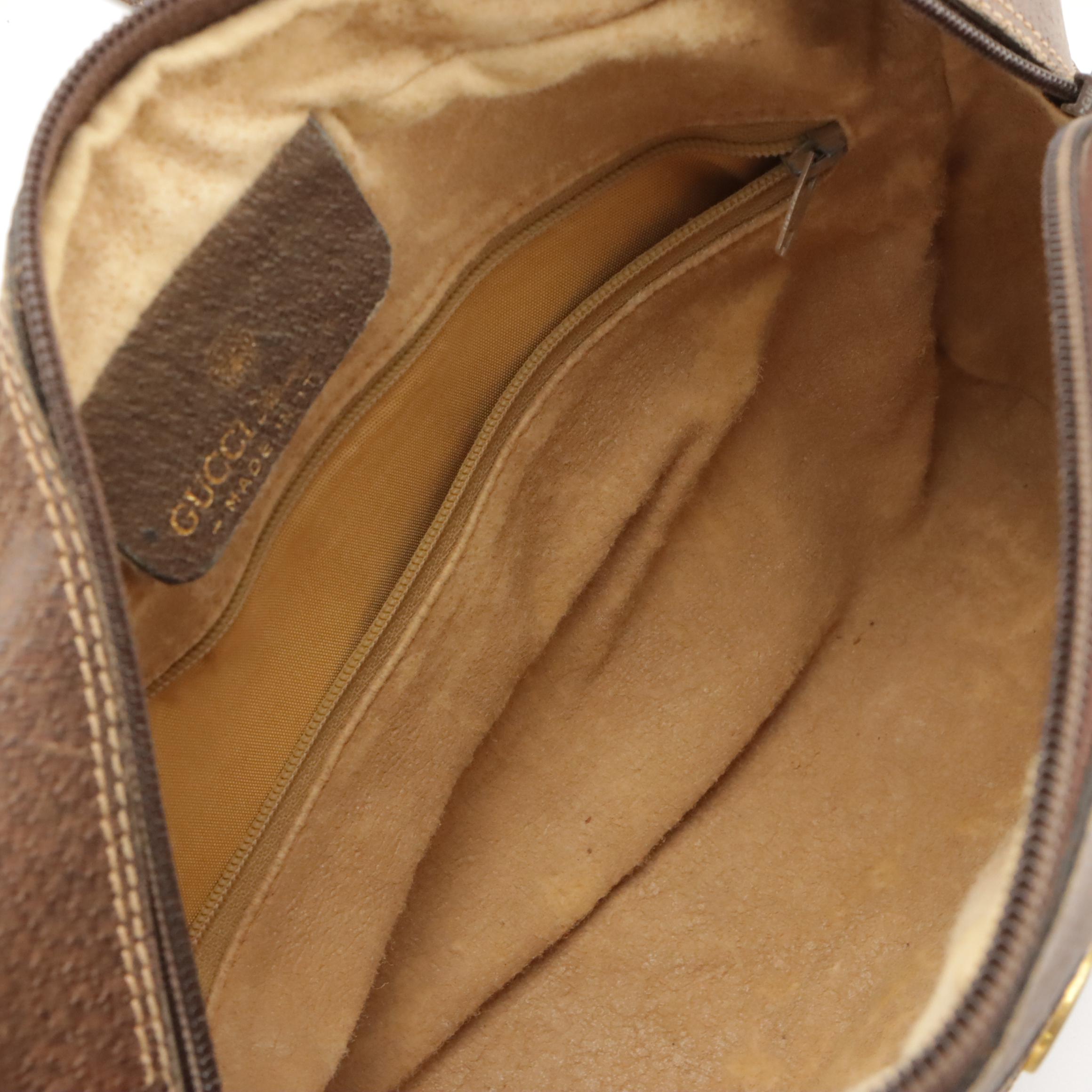 Gucci Accessory Collection Web Stripe, Supreme Canvas, and Leather Crossbody Bag