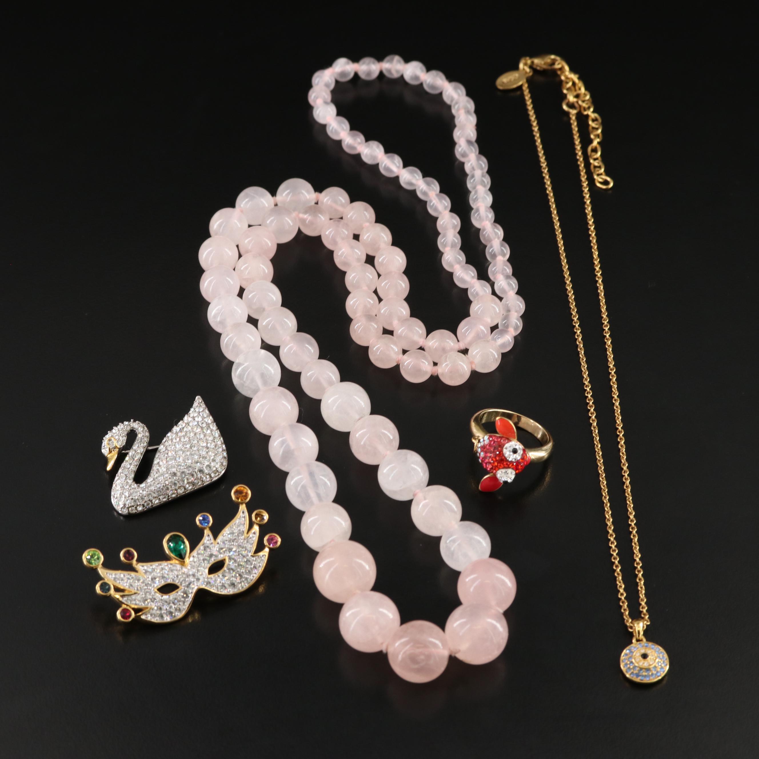 Jewelry Collection Ft. Rose Quartz, Swarovski Crystal and Joan Rivers