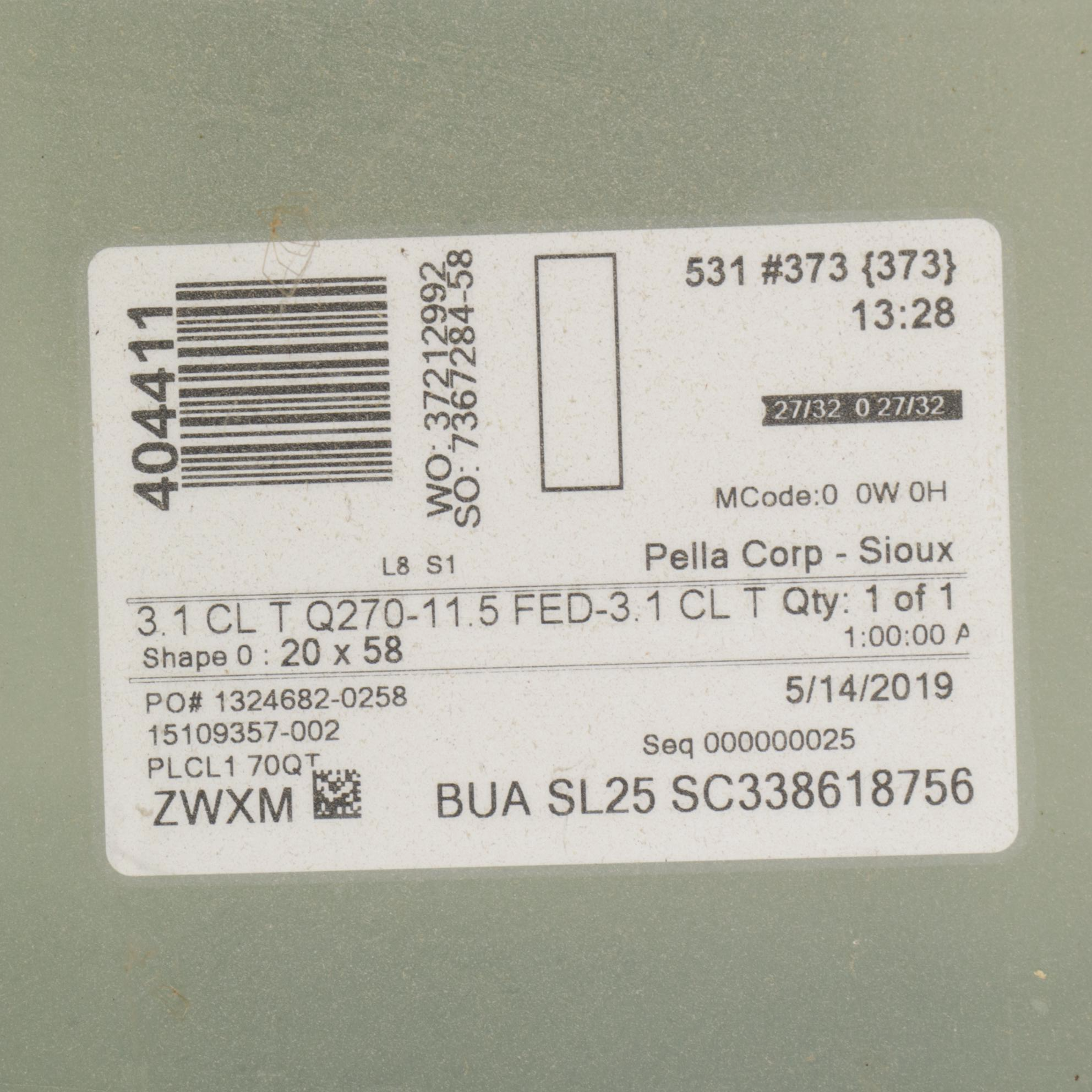 Pella Custom Arch-Top Double Casement Window, 2019