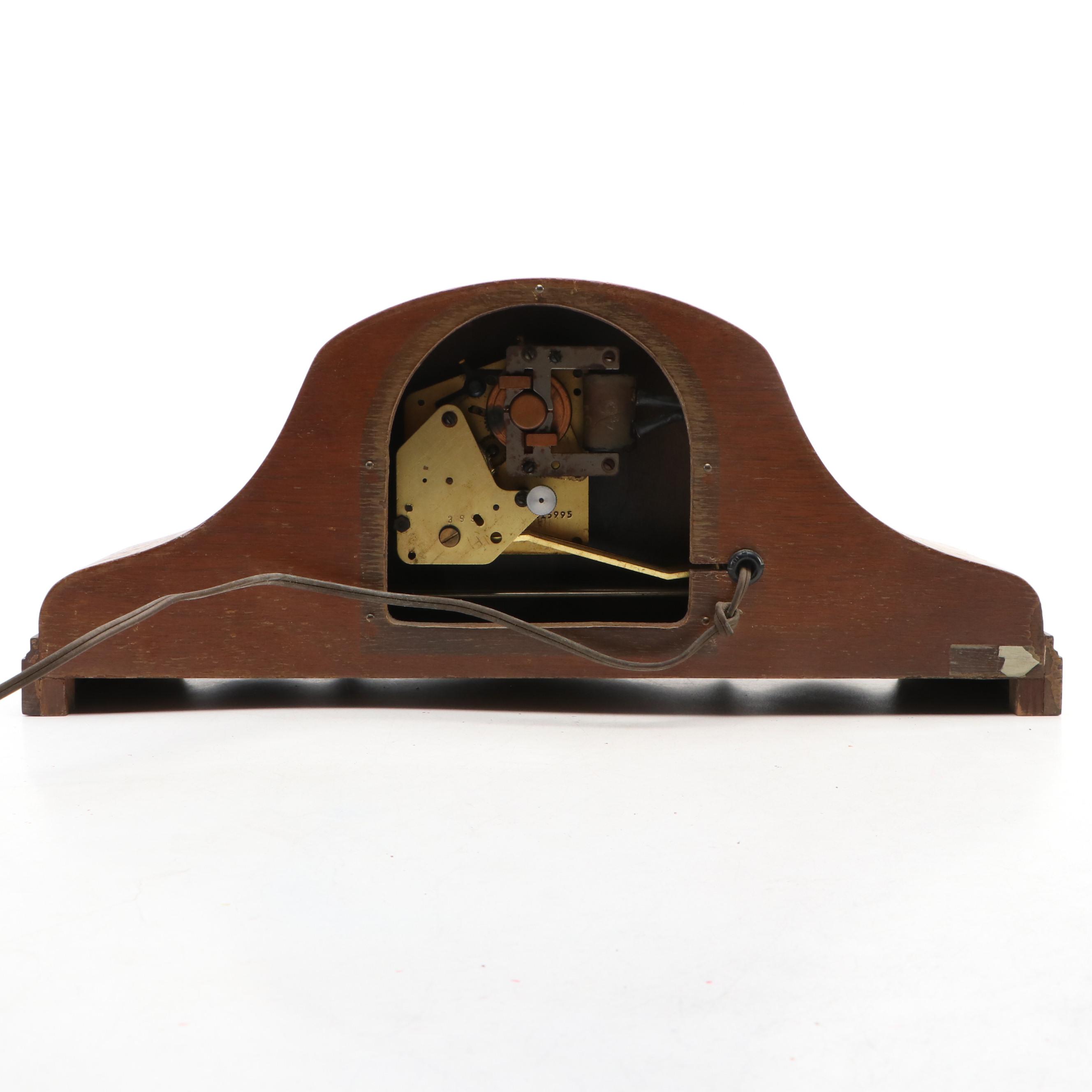Revere Westminster Chime Wooden Electric Mantel Clock, Mid-20th Century
