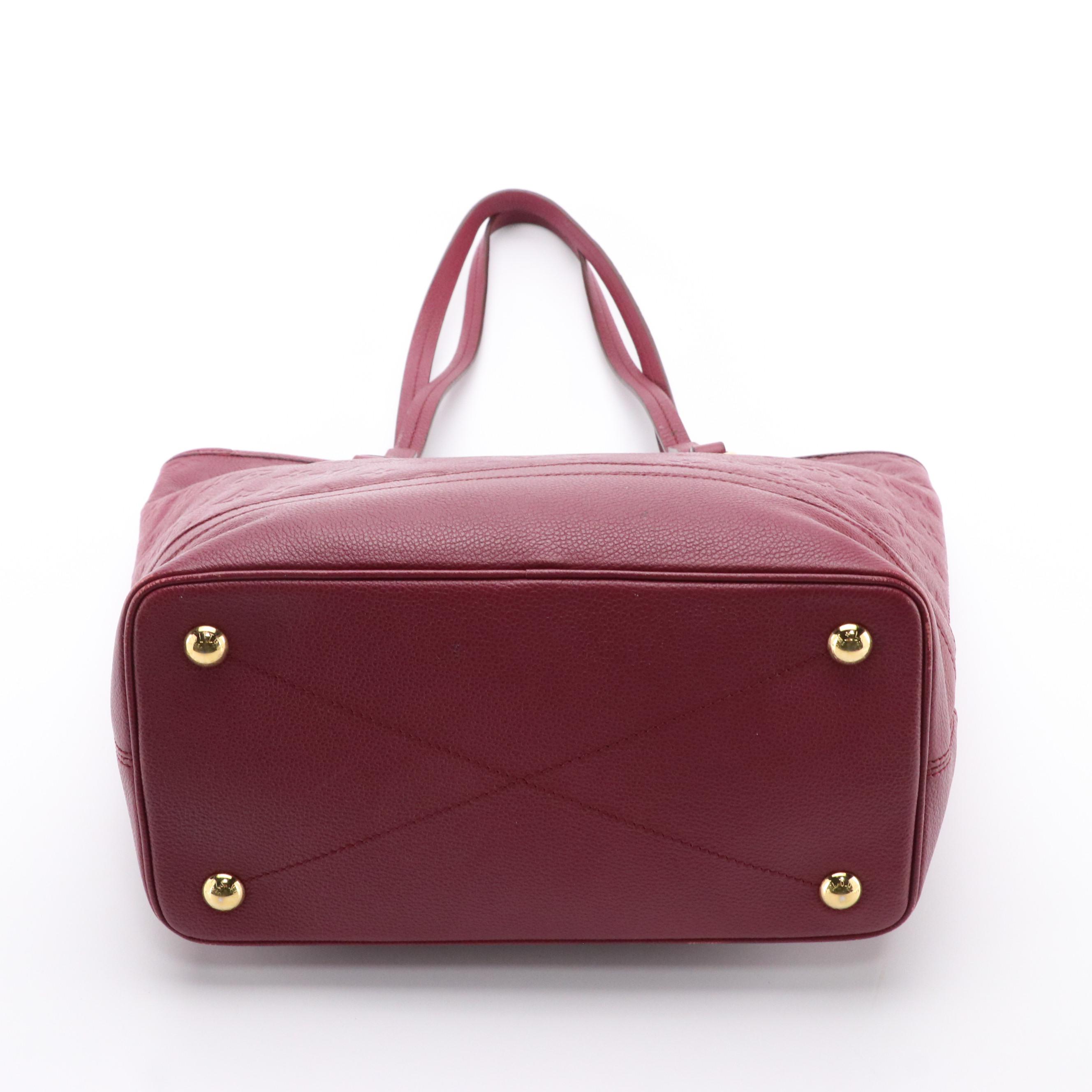 Louis Vuitton Citadine PM Tote in Aurore Monogram Empreinte Leather