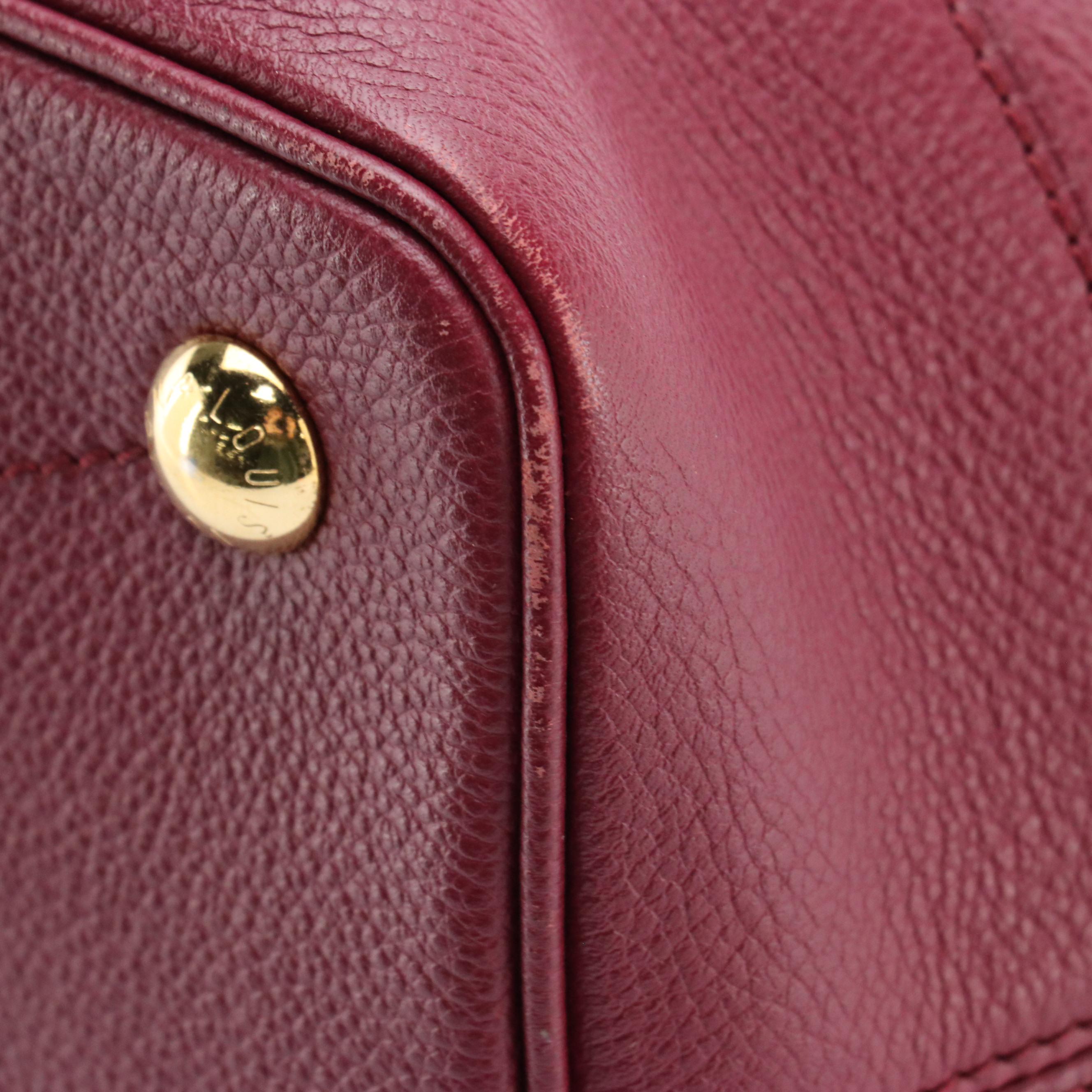 Louis Vuitton Citadine PM Tote in Aurore Monogram Empreinte Leather