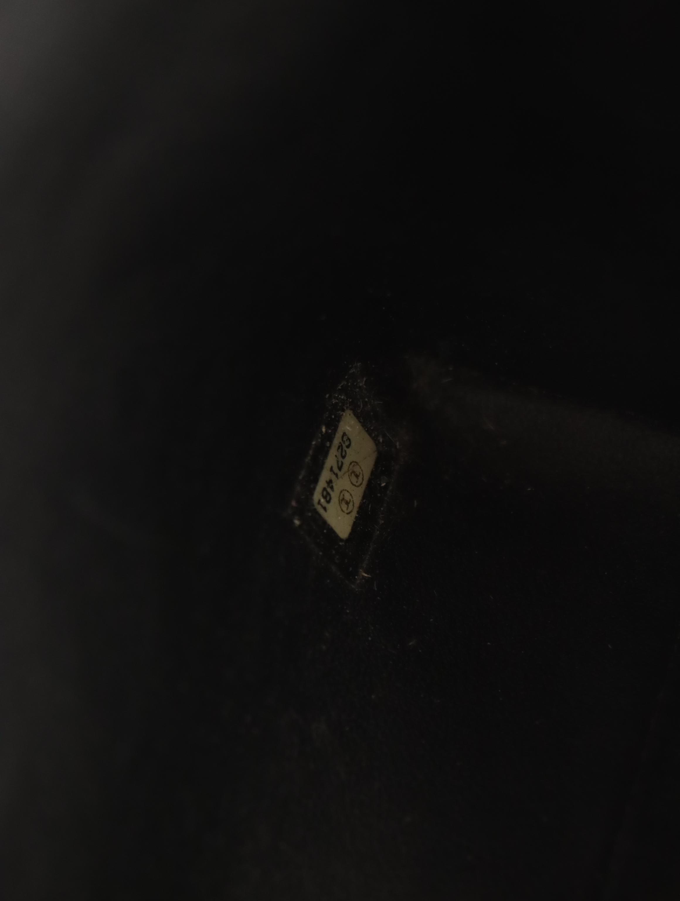 Chanel Black Patent Leather Chain Strap Bag With Box