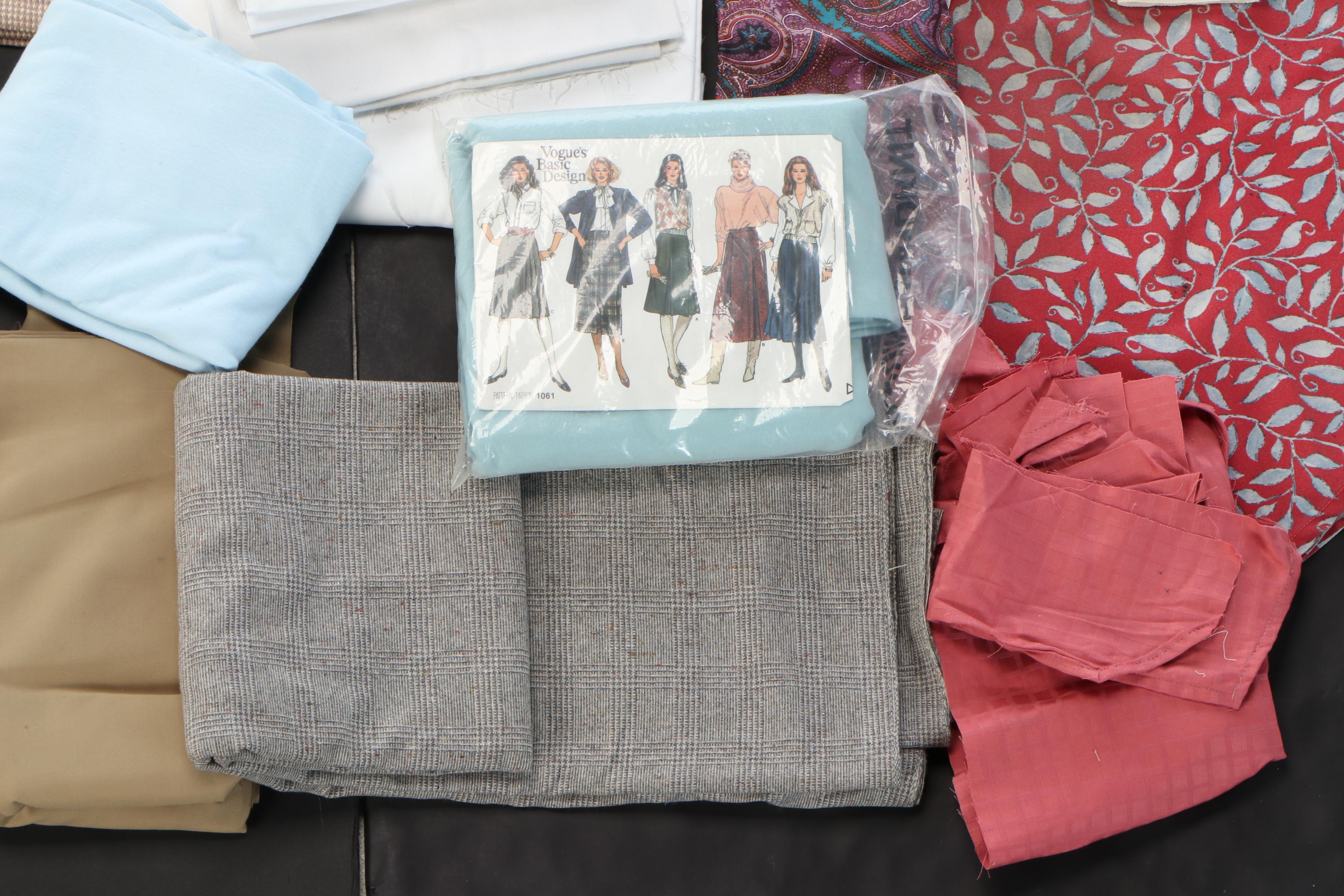 Harris Tweed and Other Fabric Remnants