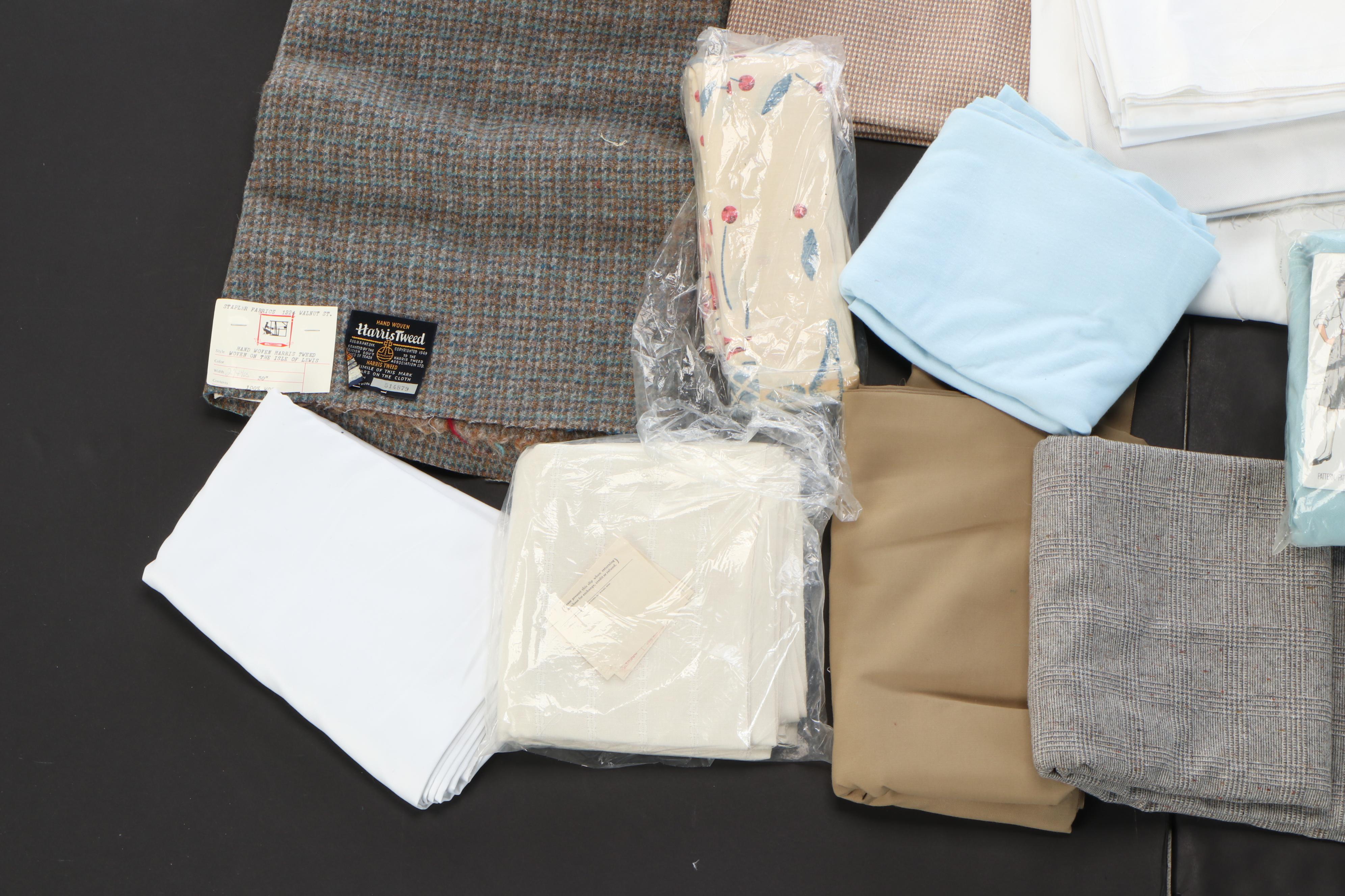 Harris Tweed and Other Fabric Remnants